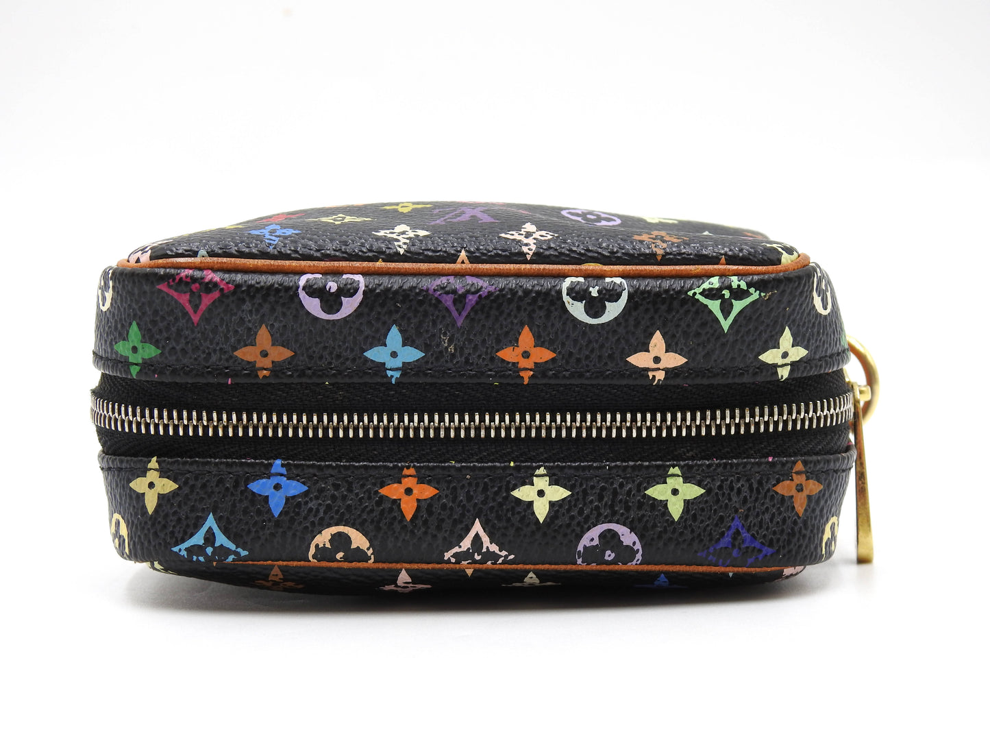 LOUIS VUITTON Monogram Multicolor Trousse Wapity Camera Case Black M58034