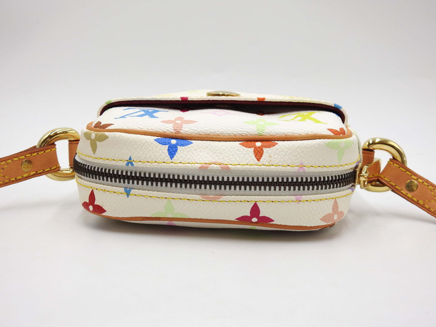 LOUIS VUITTON Monogram Multicolor Rift Shoulder Bag Bron White M40055