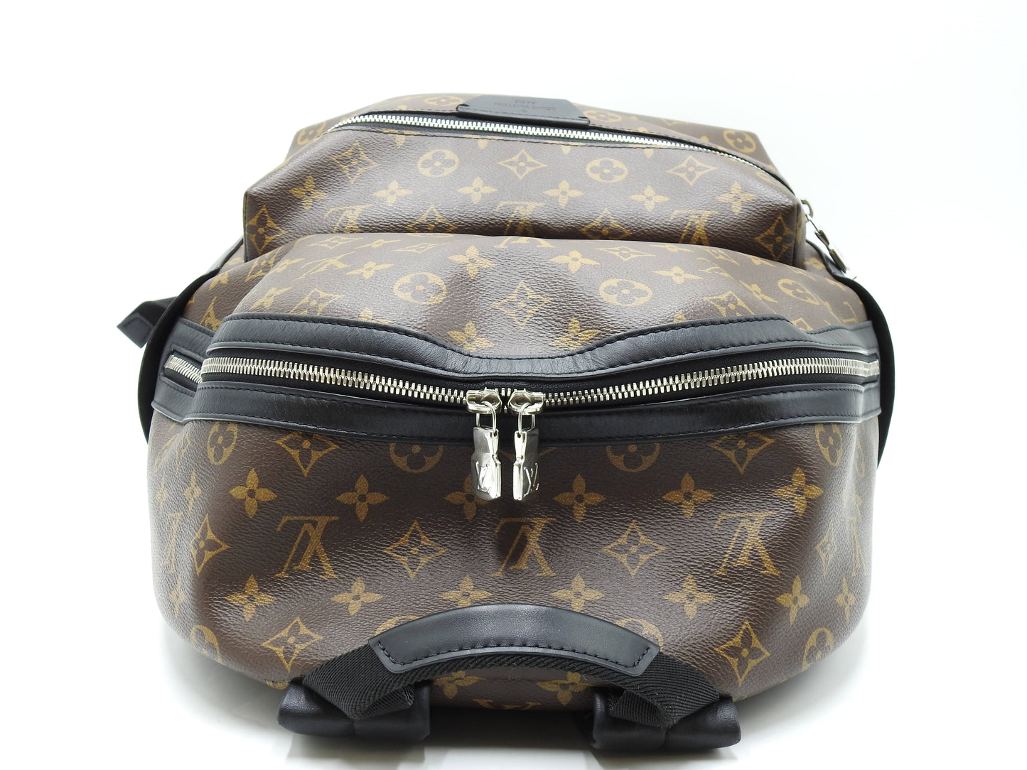 LOUIS VUITTON Monogram Macassar Discovery Backpack PM Canvas M46684