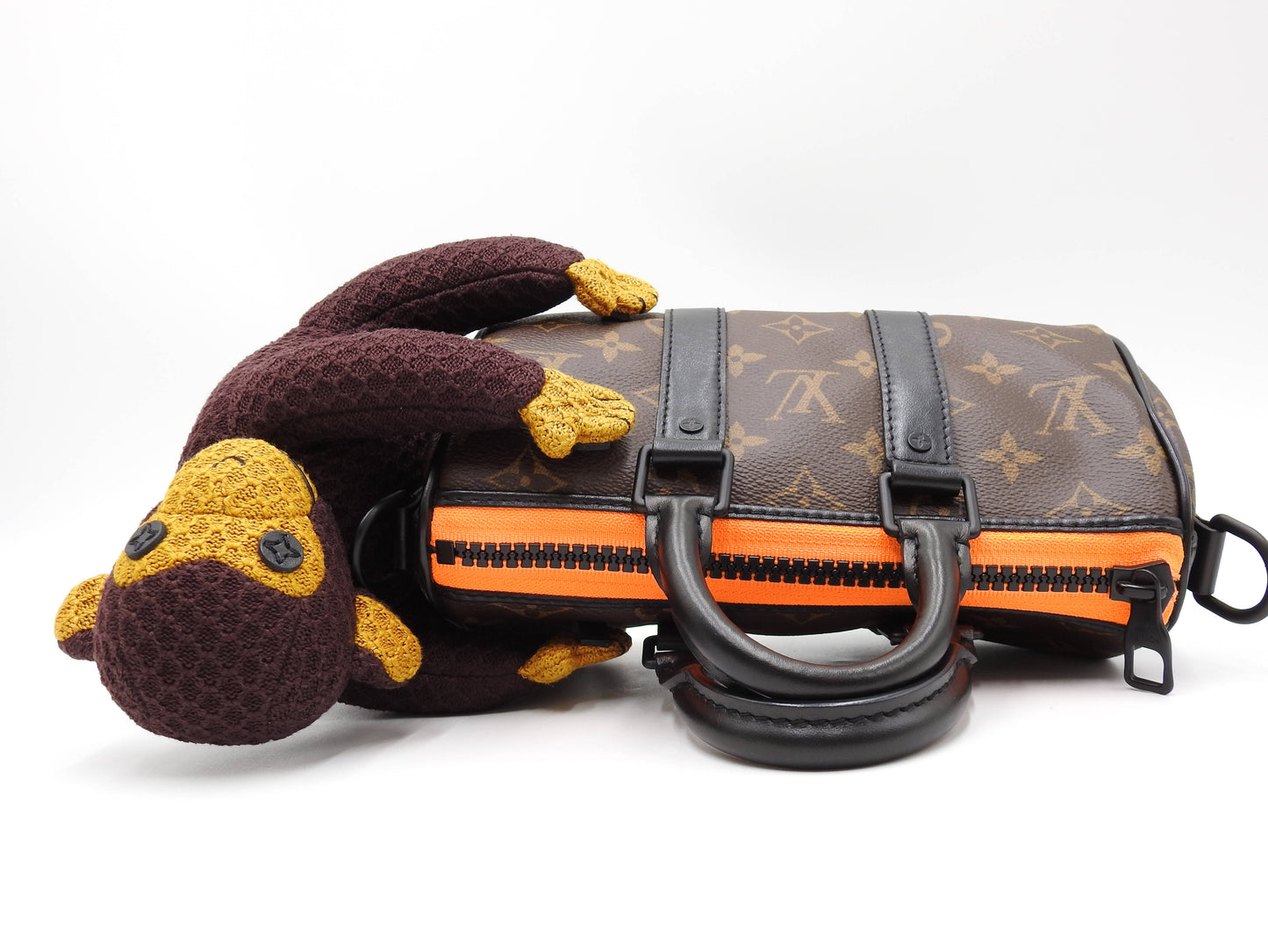 LOUIS VUITTON Monogram Friend Keepall XS Monkey Shoulder Hand Bag M80118