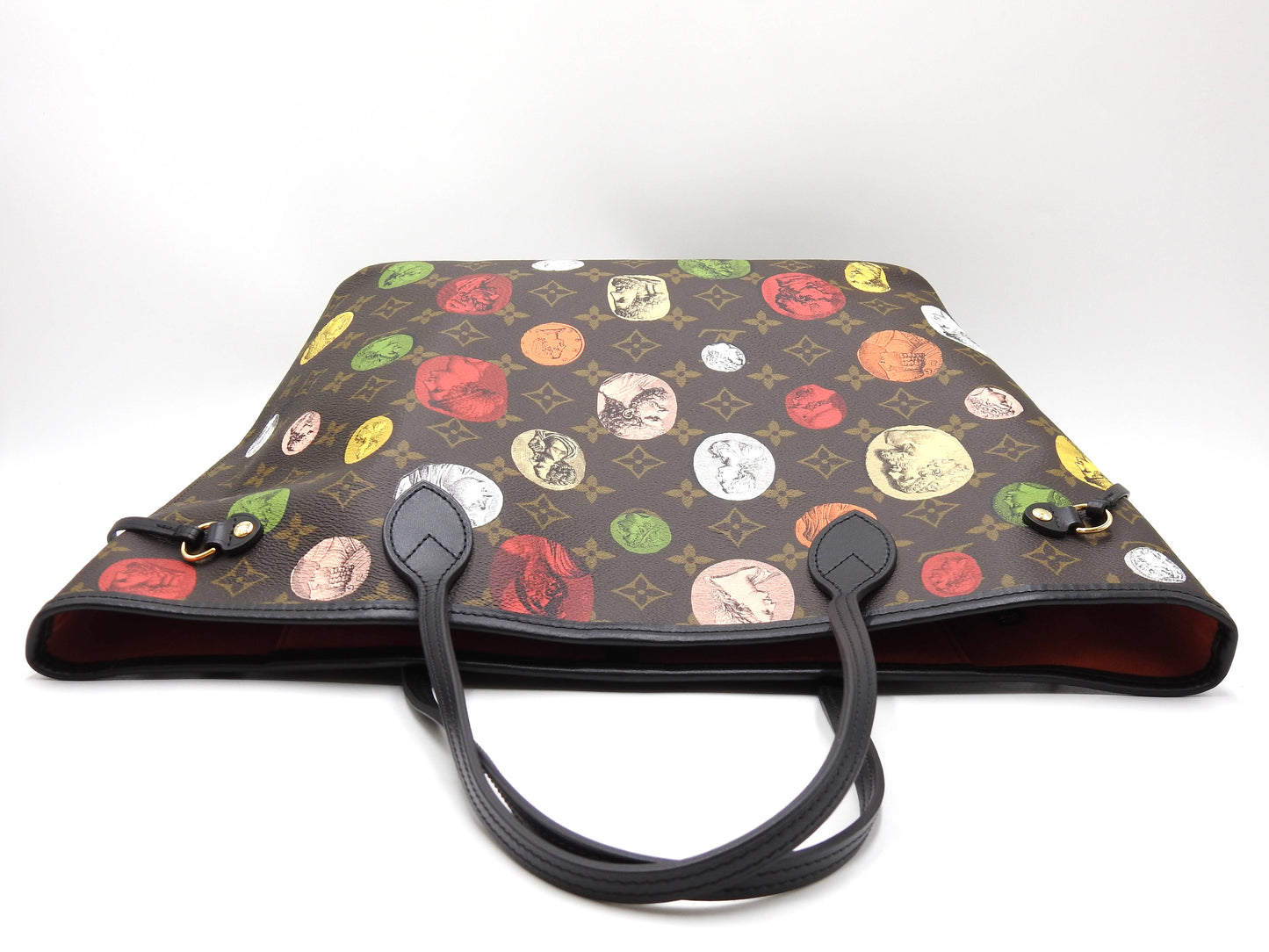 LOUIS VUITTON FORNASETTI Monogram Neverfull MM Shoulder Tote Bag M45923