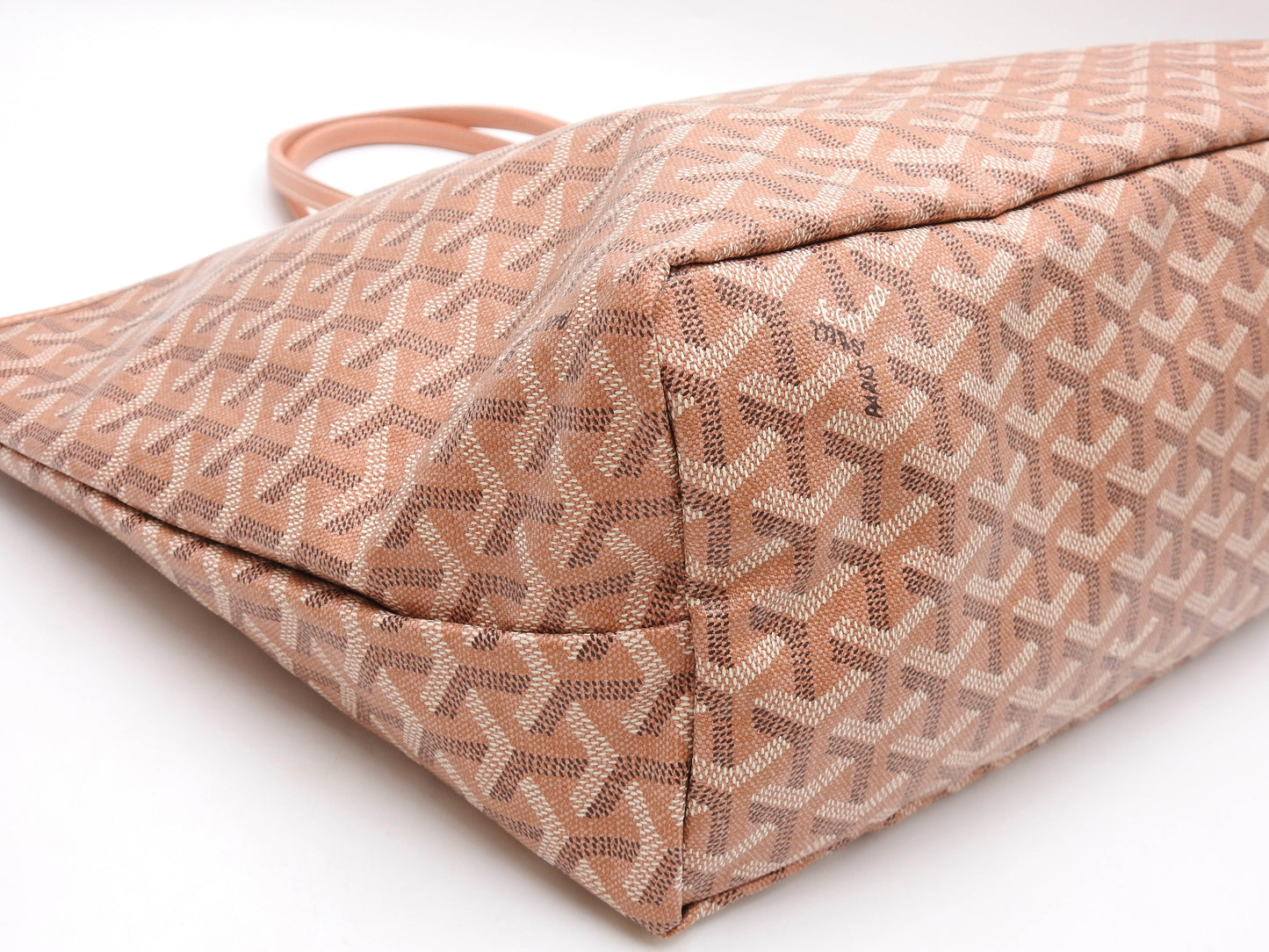 GOYARD Claire Voie Saint Louis PM Shoulder Tote Bag with Pouch Pink