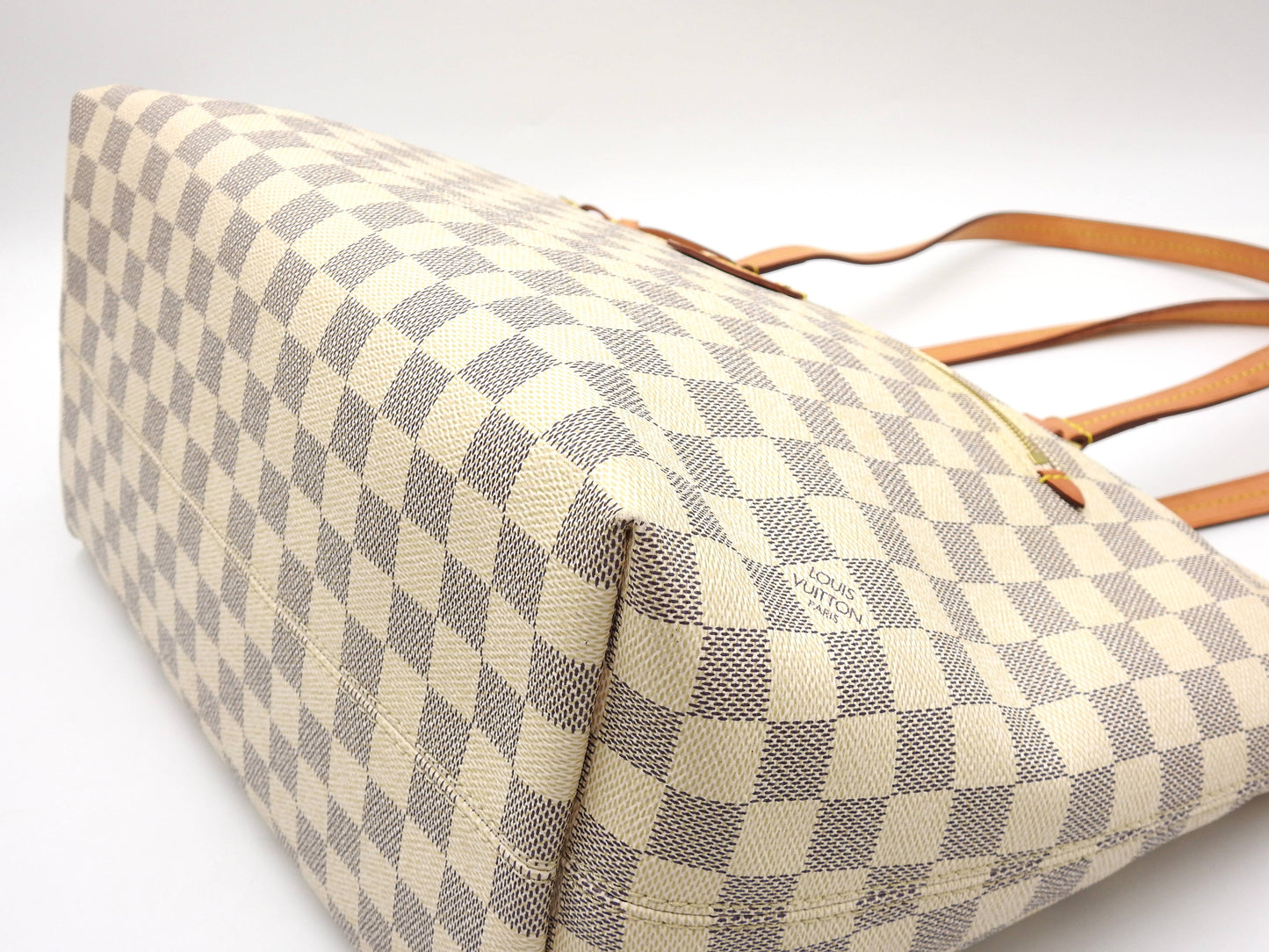 LOUIS VUITTON Iena MM Damier Azur Tote Bag Shoulder Bag Canvas N44040