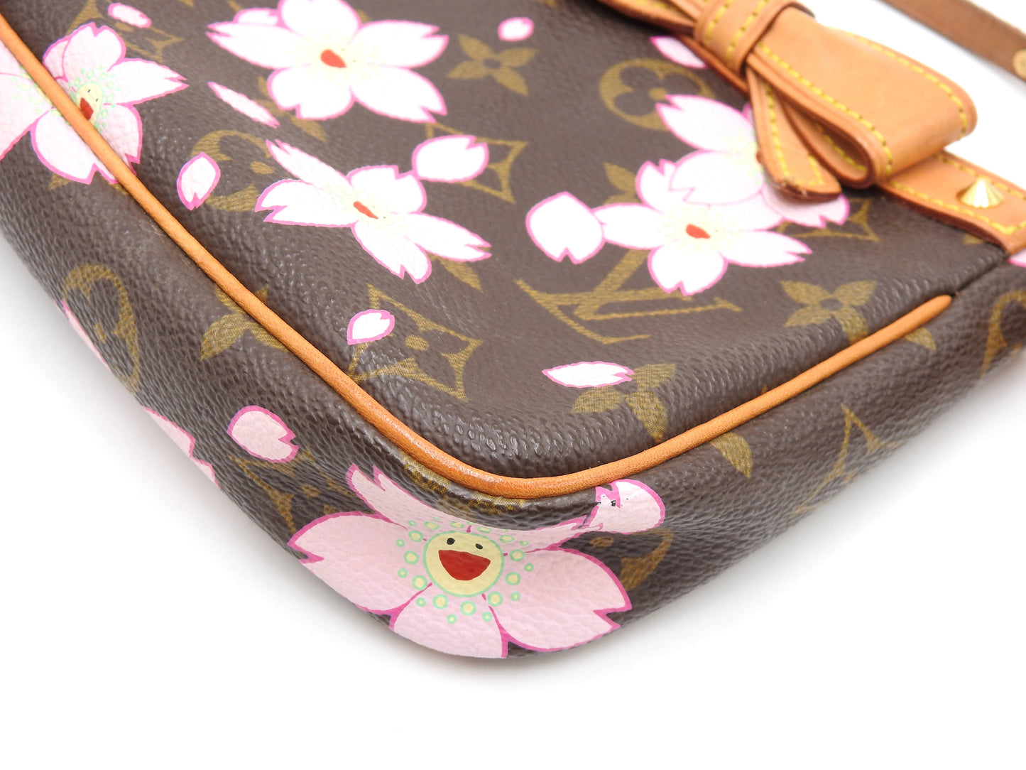 LOUIS VUITTON Monogram Cherry Blossom Pochette Accessories M92006