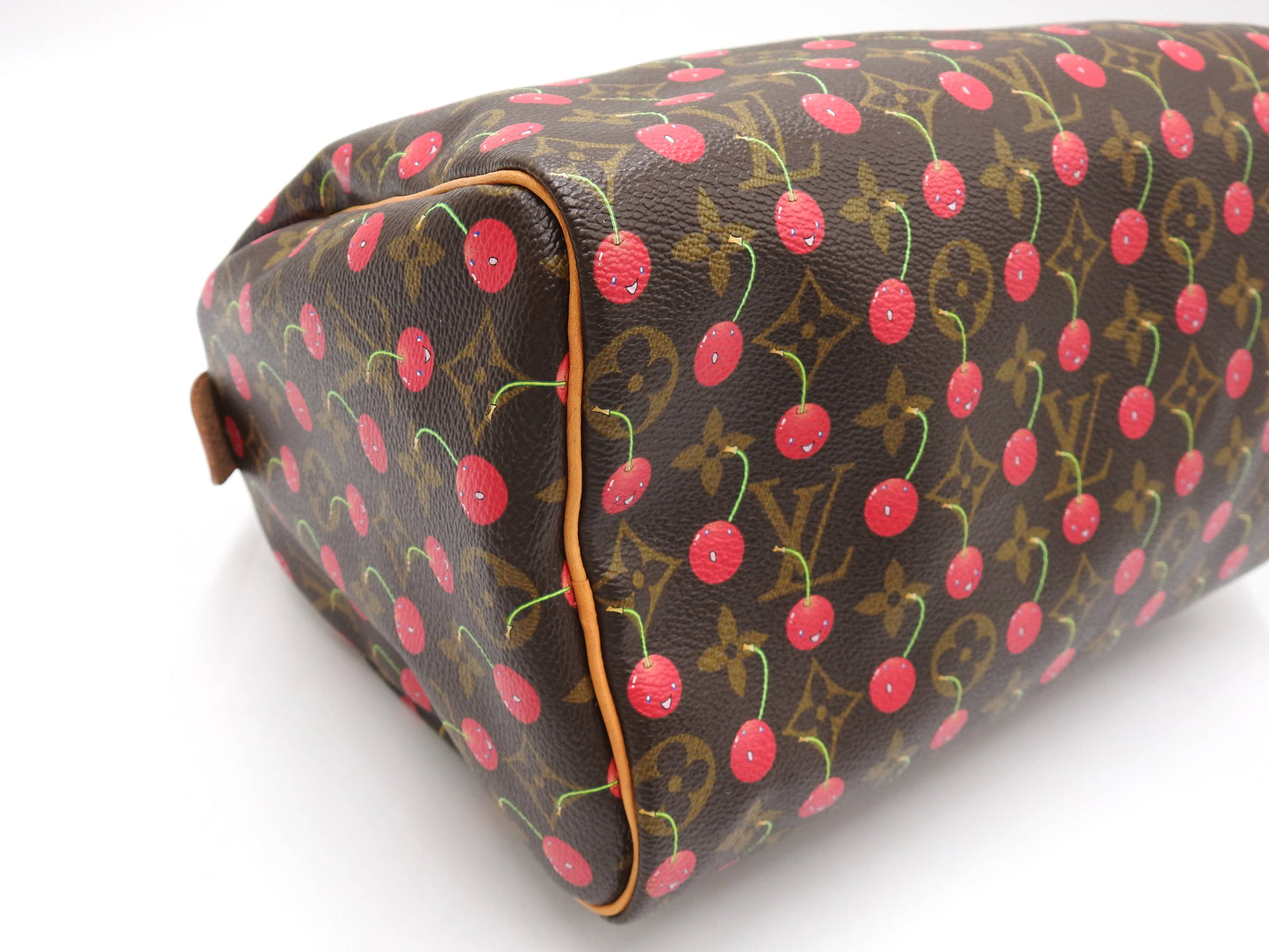 LOUIS VUITTON Monogram Cherry Speedy 25 Hand Bag Boston Bag Canvas M95009