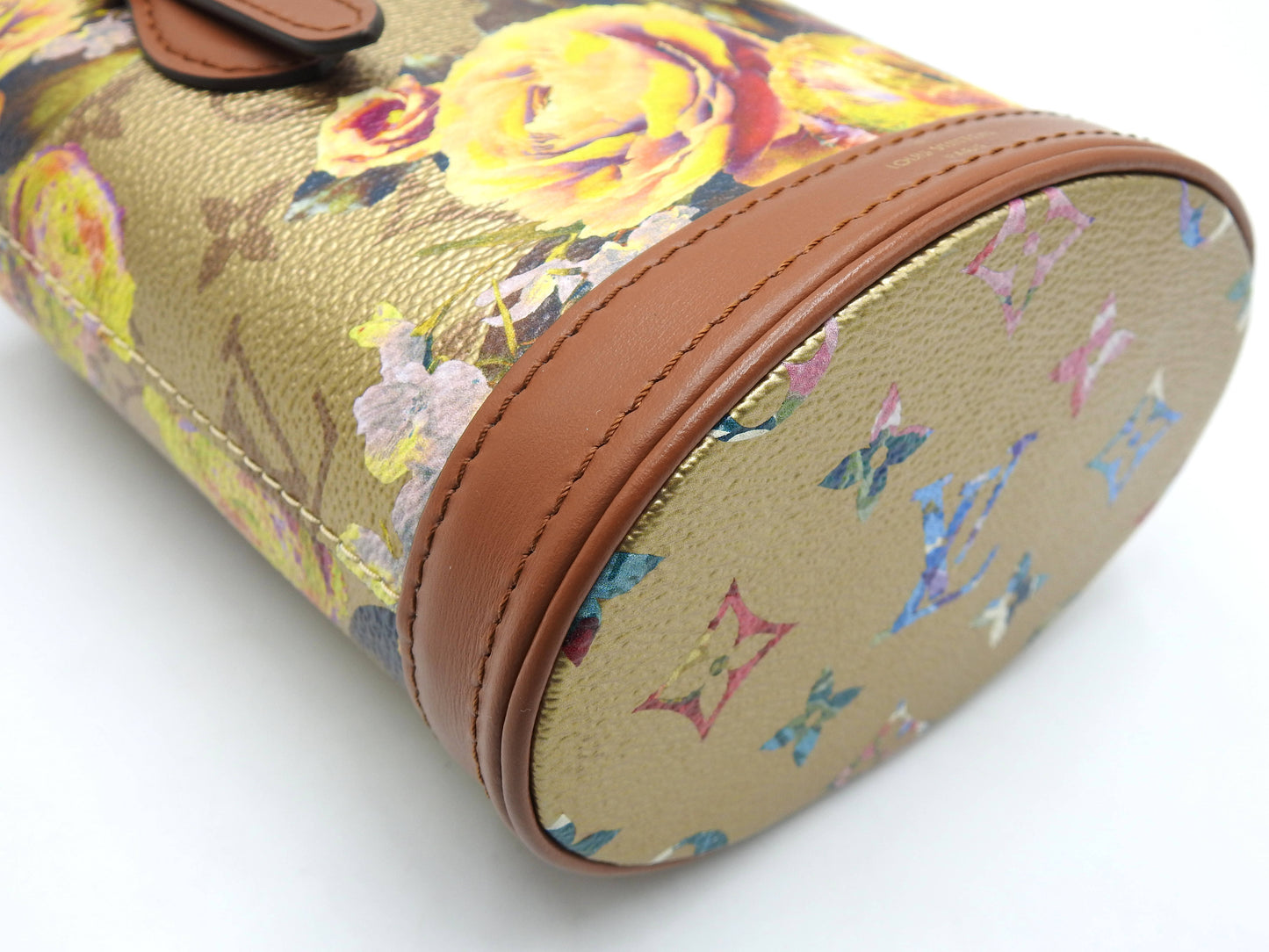LOUIS VUITTON Nano Bucket Bag LV Garden Monogram Hand Shoulder Bag M81724