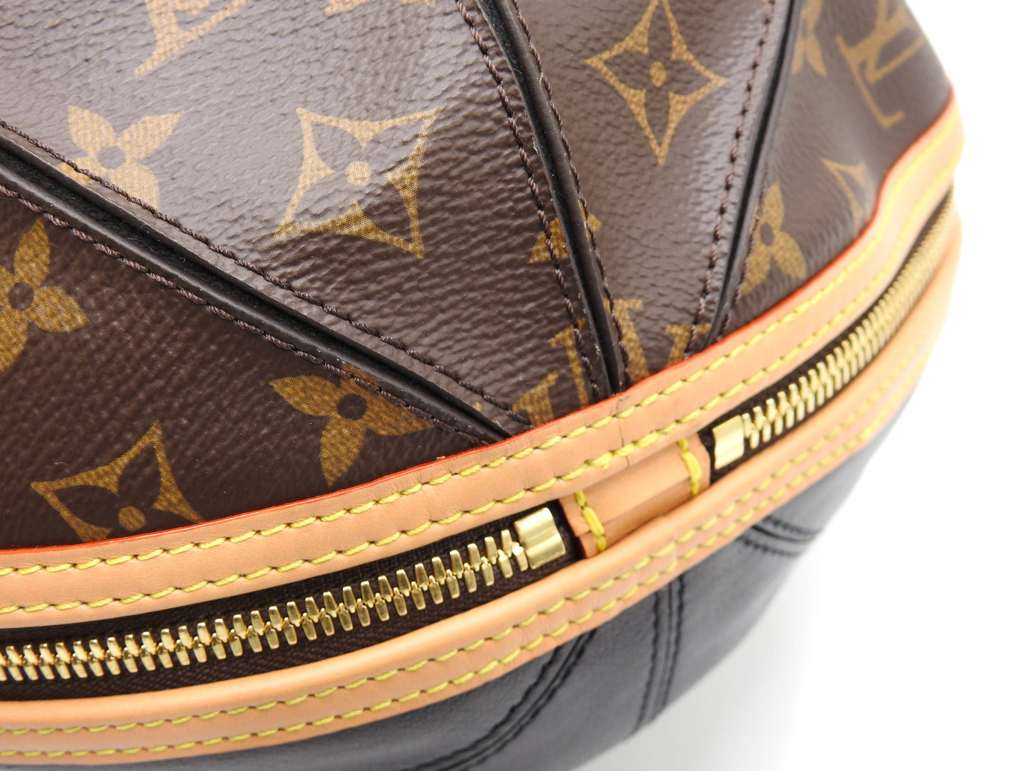 LOUIS VUITTON LV Suple Egg Bag 2way Shoulder Hand Bag Monogram Black M45269