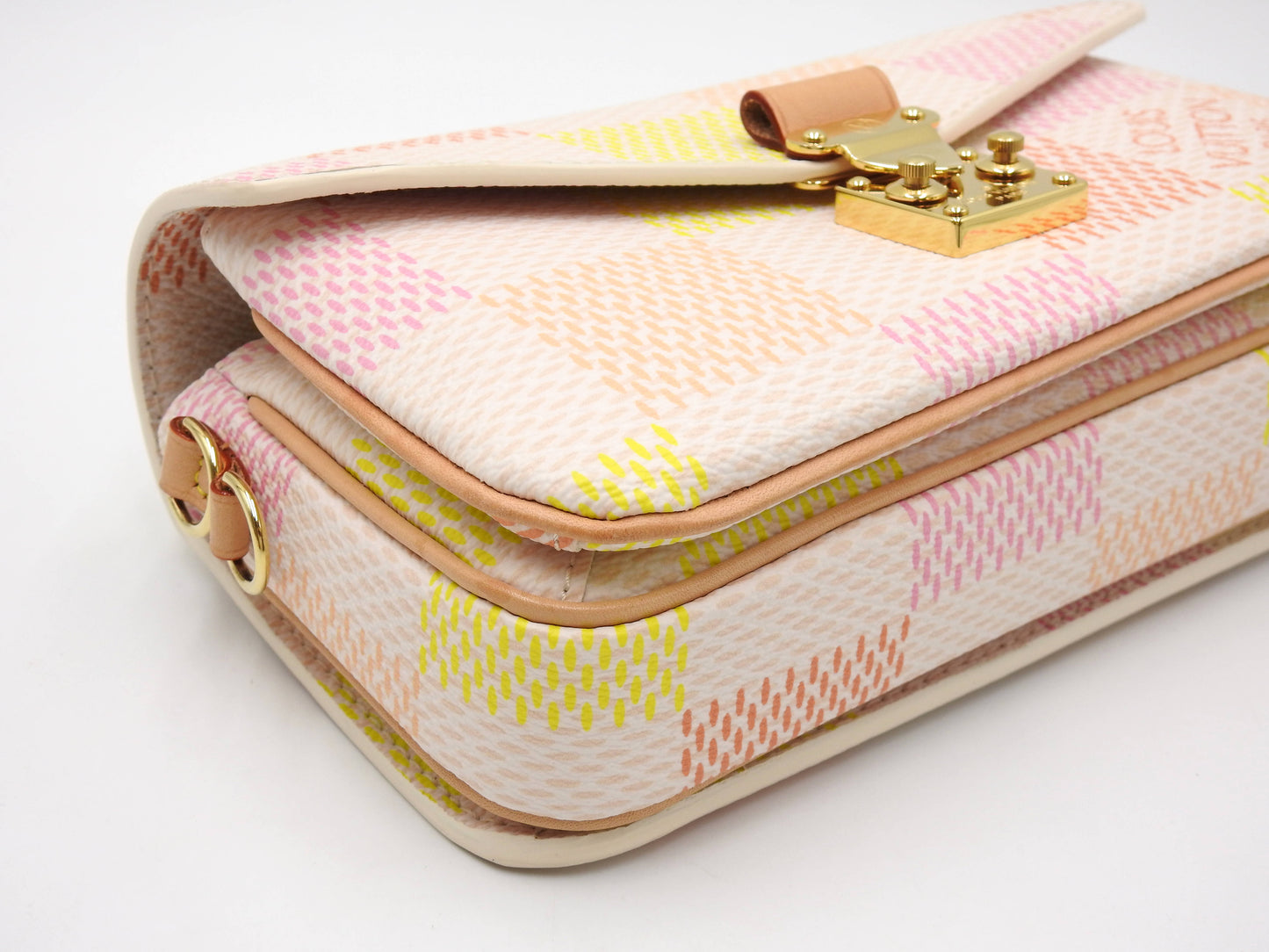 LOUIS VUITTON Damierlicious Pochette Metis EW Pastel Shoulder Bag N40749