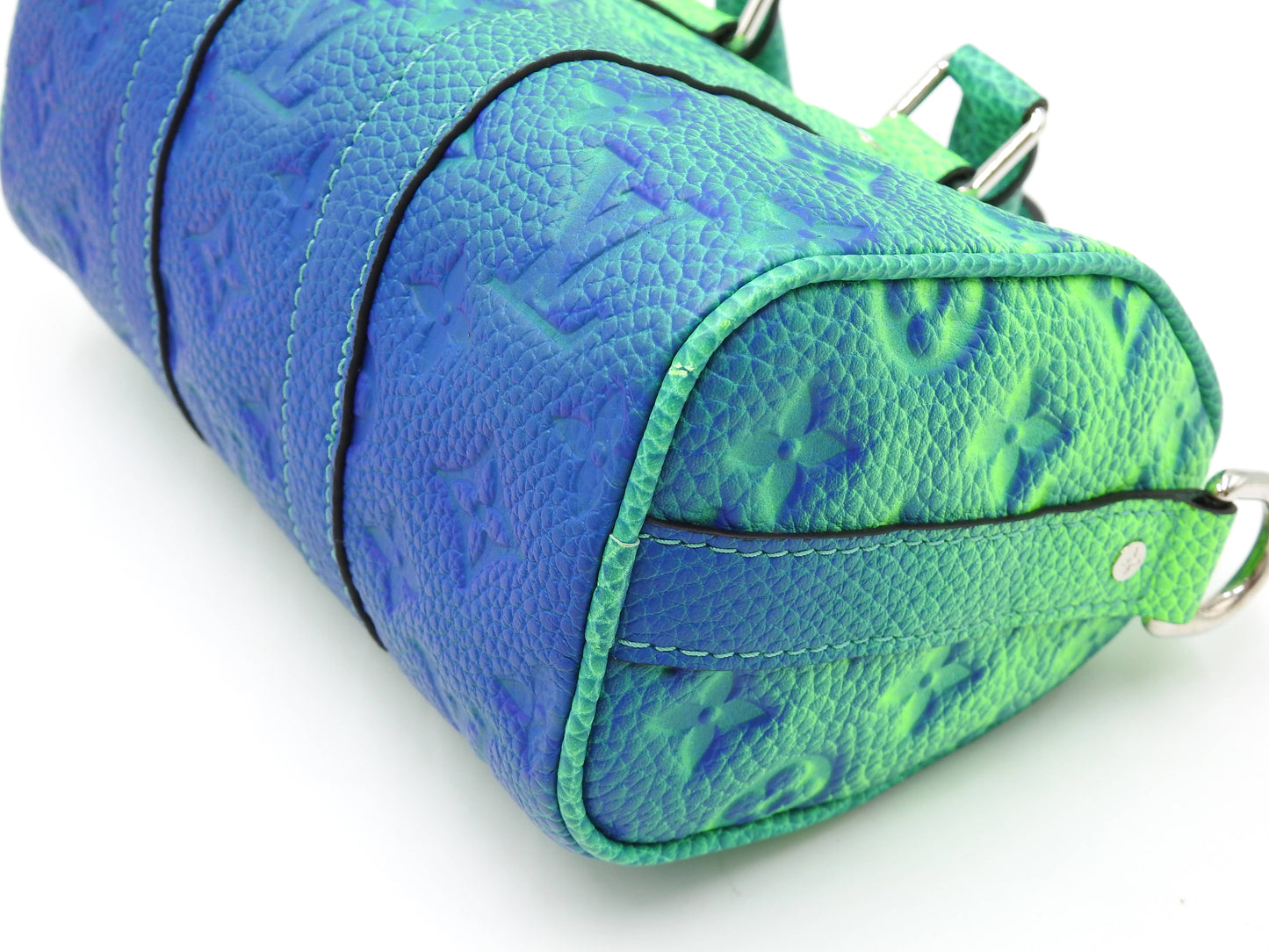 LOUIS VUITTON Keepall XS Shoulder Hand Bag Monogram Illusion Green M59691