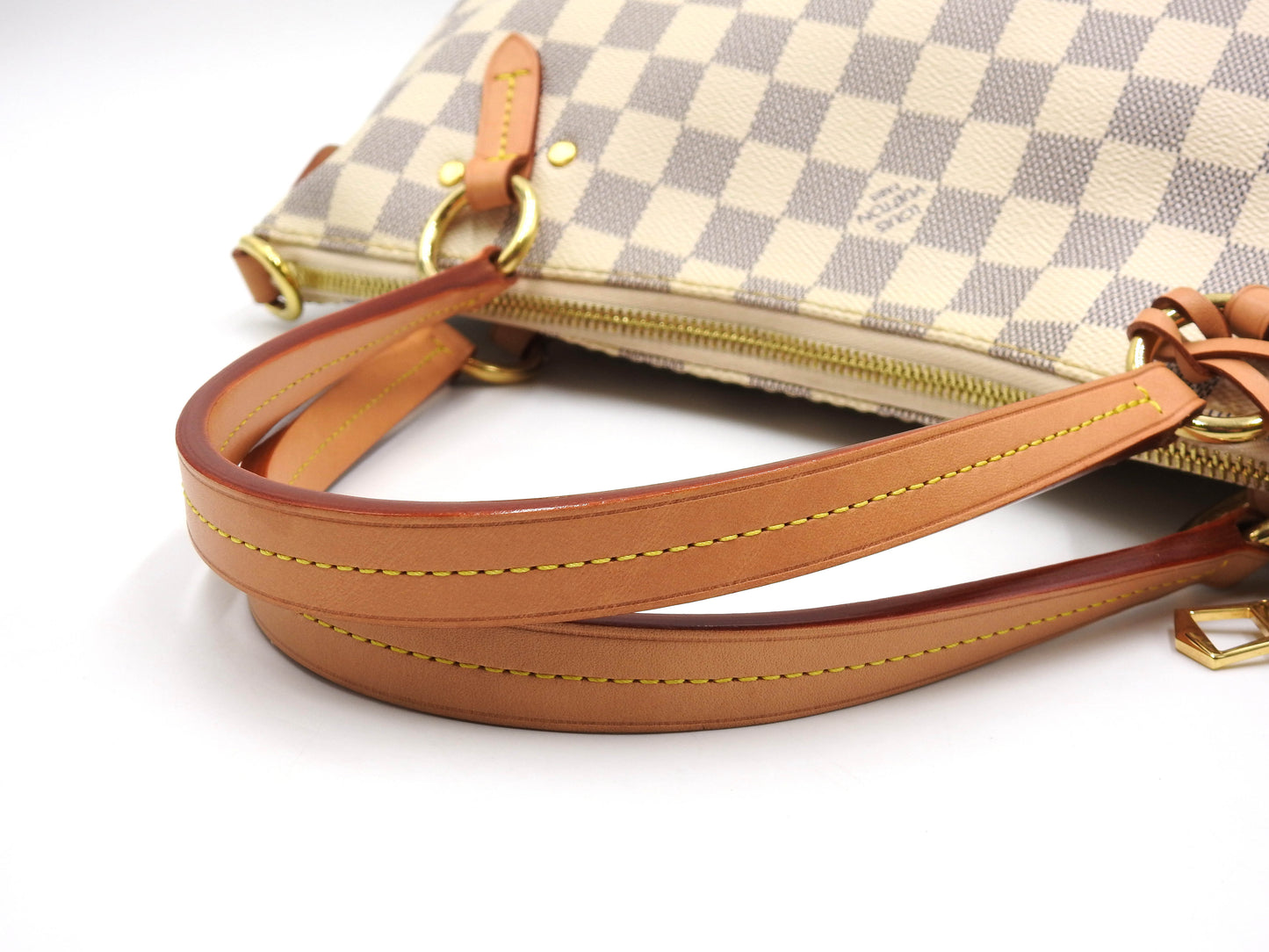 LOUIS VUITTON Lymington Tote Bag Shoulder Bag Damier Azur Tassel N40022