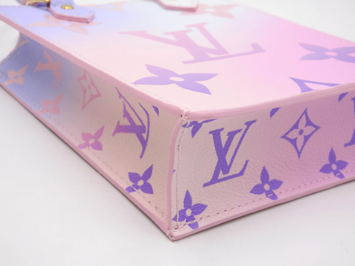 LOUIS VUITTON Monogram Sunrise Pastel Petit Sac Plat 2way Tote Bag M81341