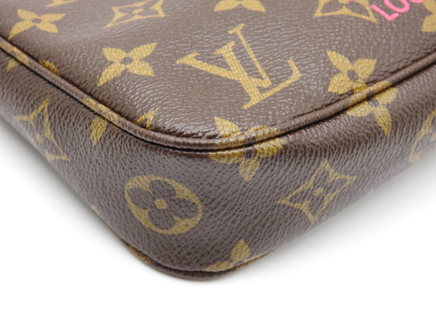 LOUIS VUITTON Monogram V Line Pochette Accessories Pouch Grenade M41605