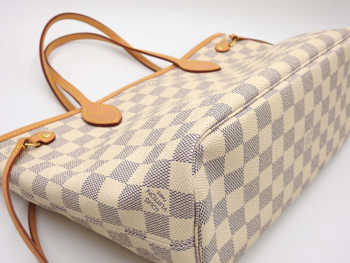 LOUIS VUITTON Damier Azur Neo Neverfull PM Shoulder Tote Bag M41362