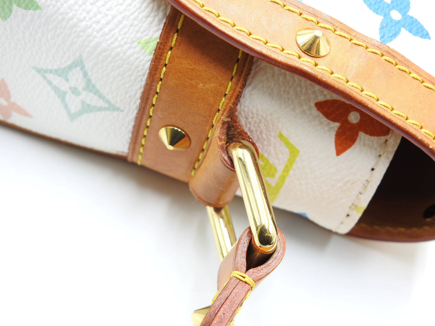 LOUIS VUITTON Sologne Shoulder Bag Monogram Multicolor Bron White M92661