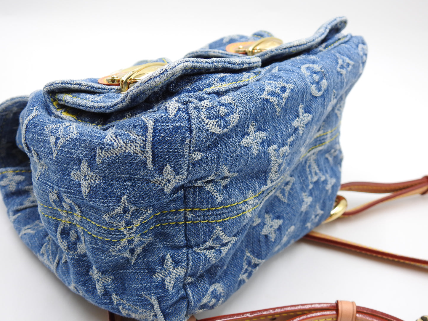 LOUIS VUITTON Venice LV Remix Mini Backpack Bag Monogram Denim M46836