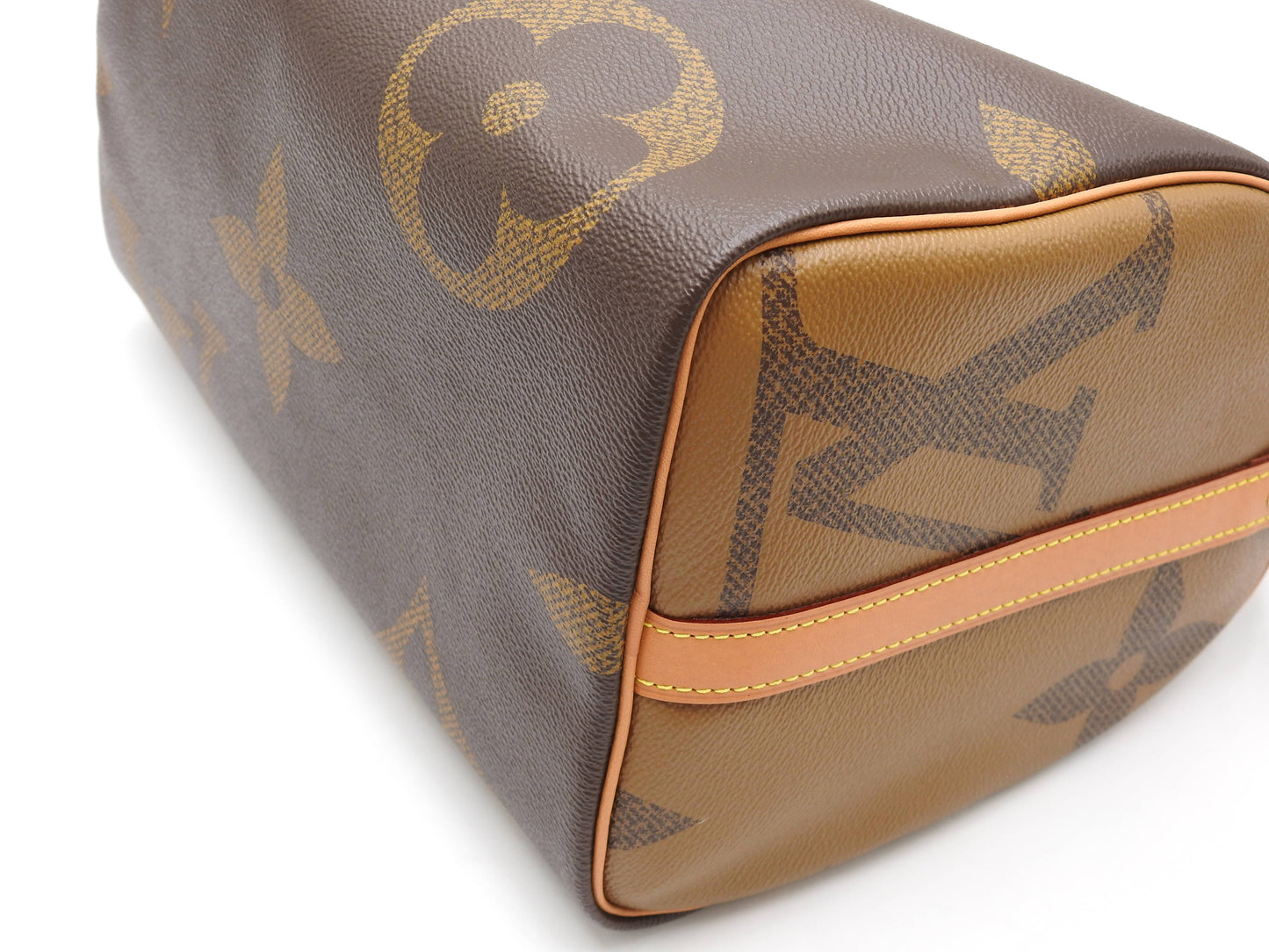 LOUIS VUITTON Monogram Giant Reverse Speedy 30 Boston Hand Bag N44602