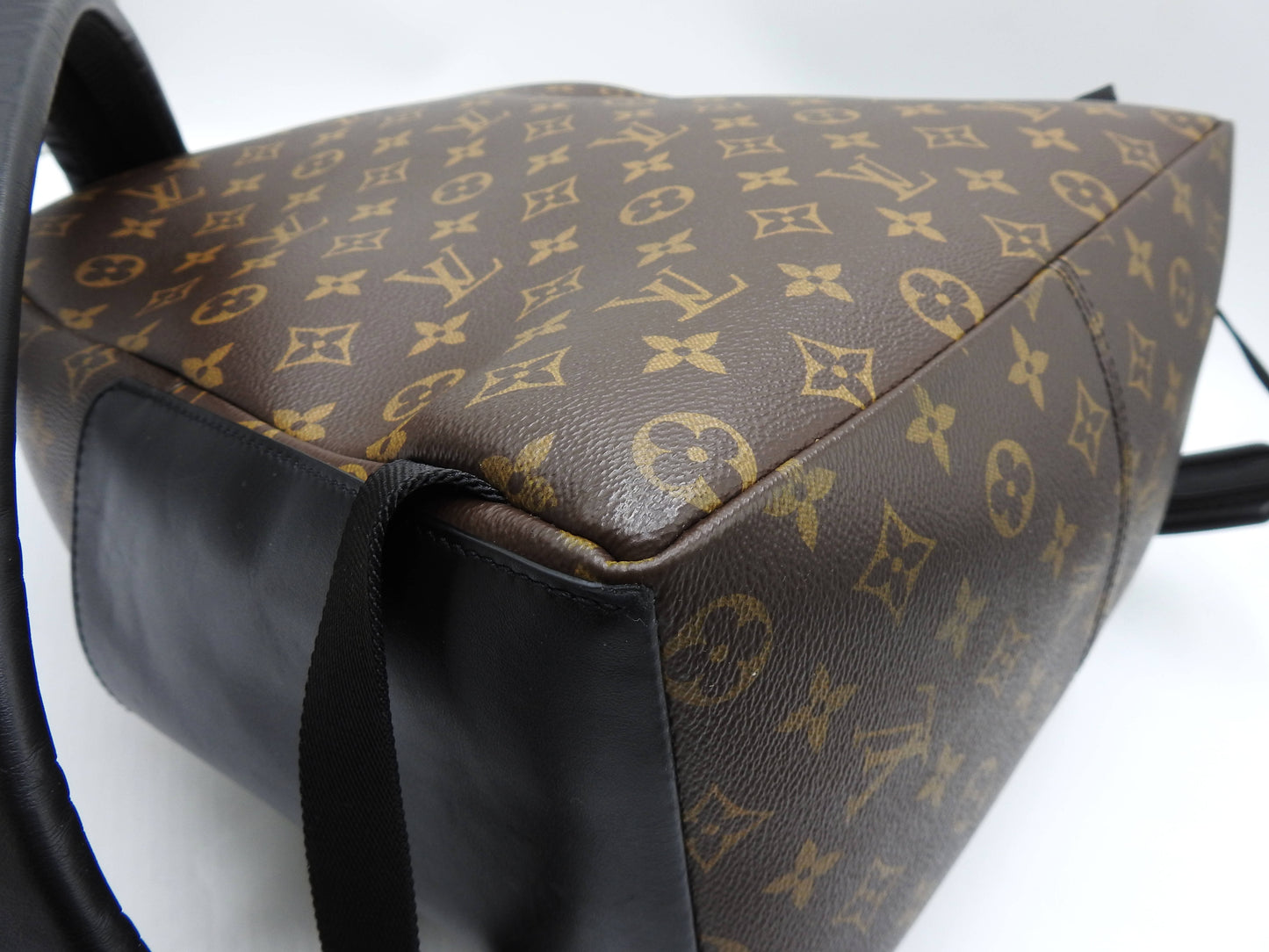 LOUIS VUITTON Monogram Macassar Discovery Backpack PM Canvas M46684