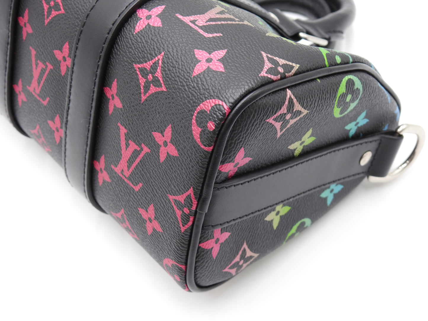 LOUIS VUITTON Monogram Iridescent Keepall Bandouliere 25 Hand Bag M13935