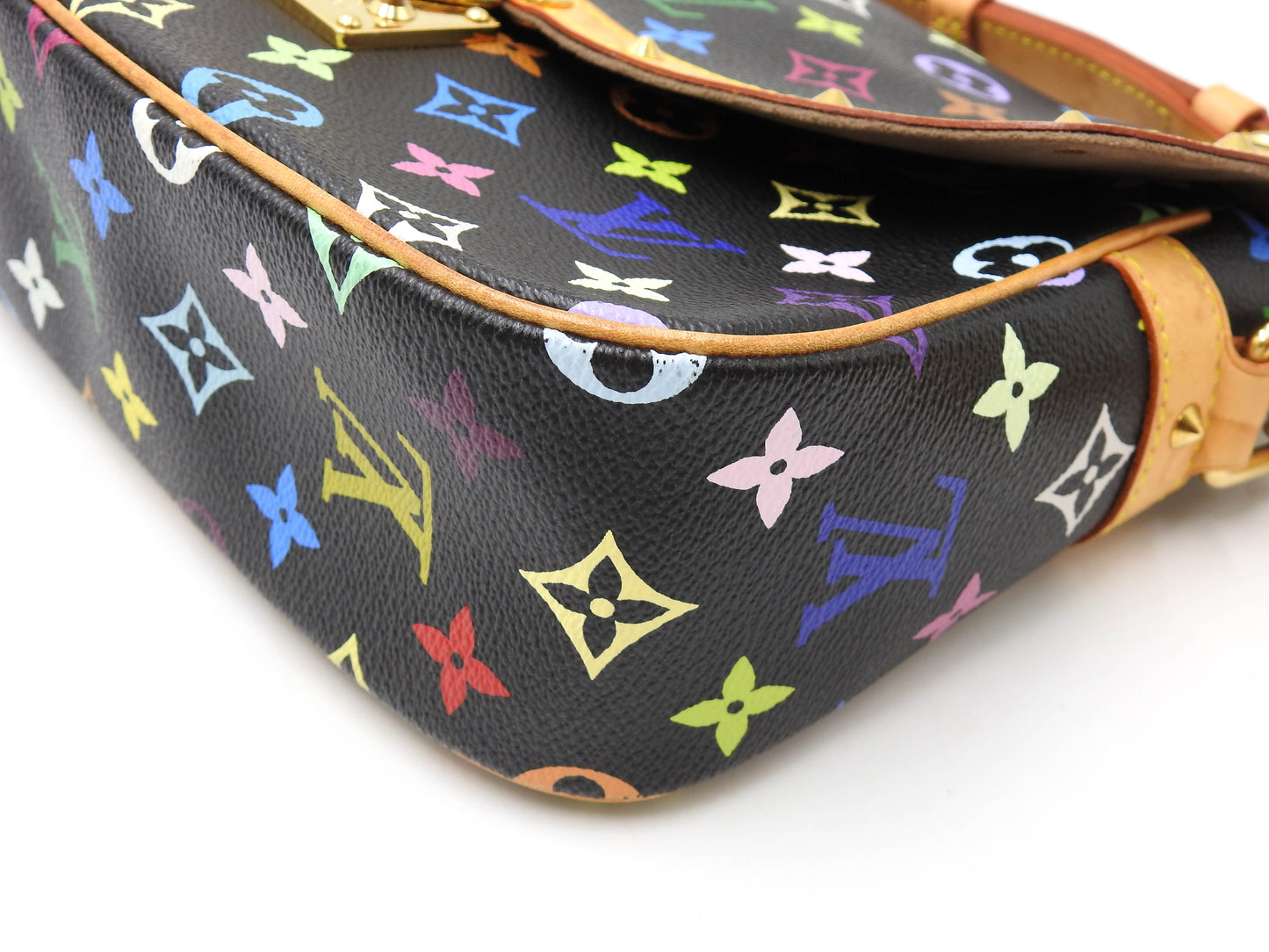 LOUIS VUITTON Sologne Shoulder Bag Monogram Multicolor Black M92639