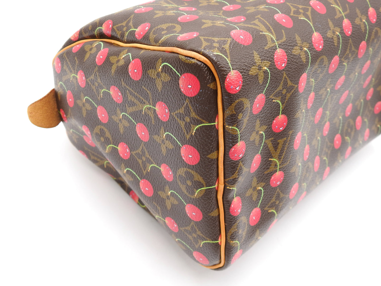 LOUIS VUITTON Monogram Cherry Speedy 25 Hand Bag Boston Bag Canvas M95009