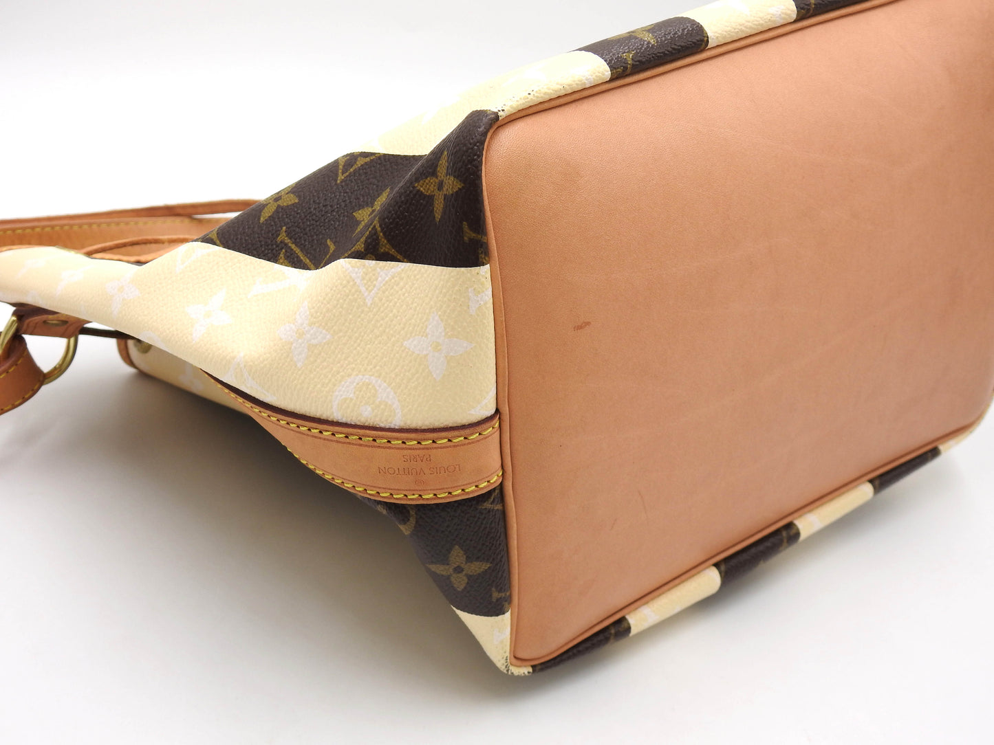 LOUIS VUITTON Petit Noe Monogram Rayure Shoulder Bag Hand Bag M40564