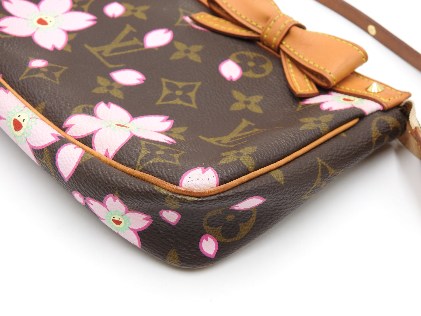 LOUIS VUITTON Monogram Cherry Blossom Pochette Accessories M92006