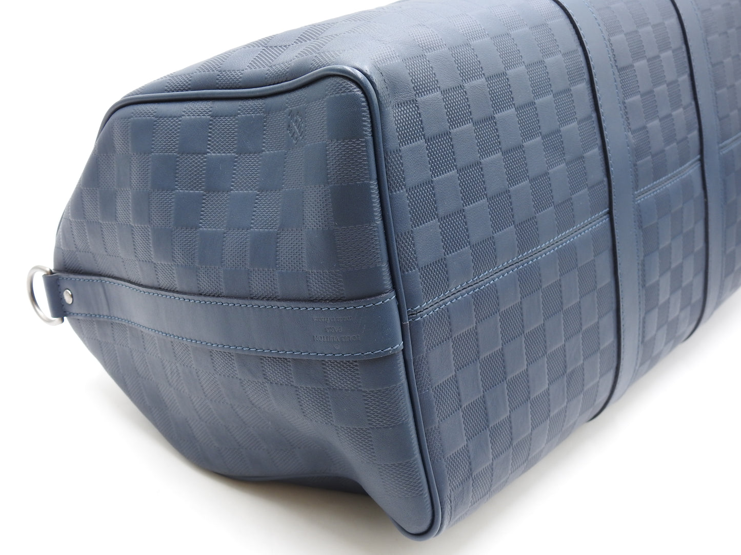 LOUIS VUITTON Damier Infini Keepall 45 Bandouliere Boston Bag Cosmos N41195