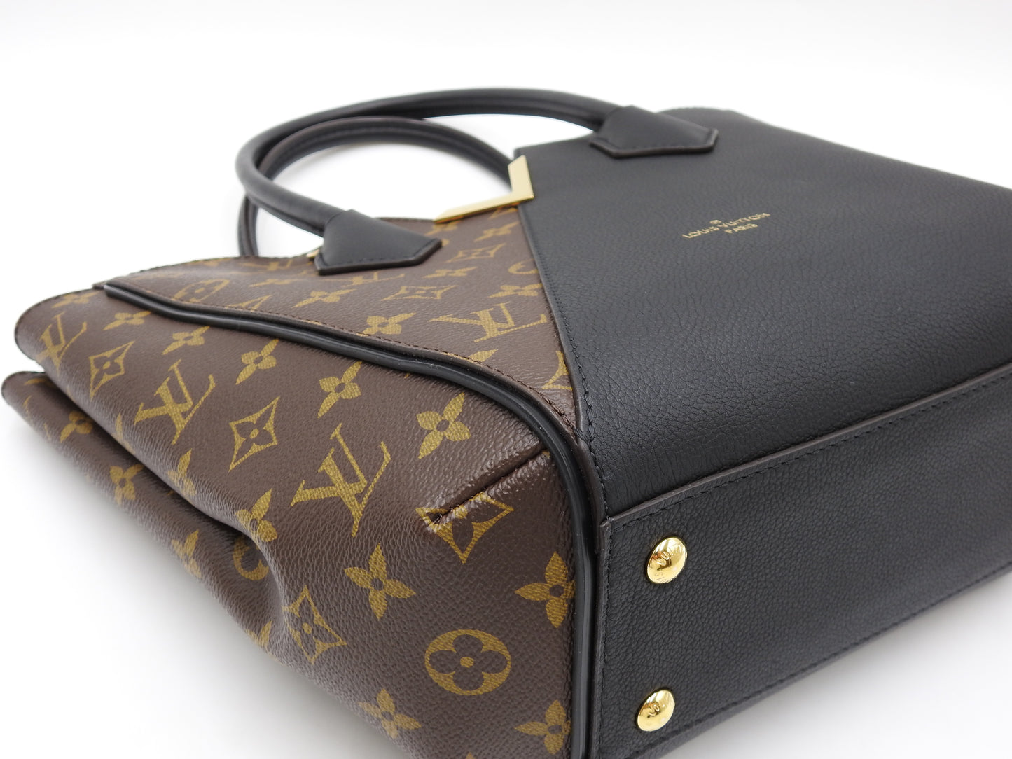 LOUIS VUITTON Kimono PM 2way Hand Bag Shoulder Bag Monogram Black M41855