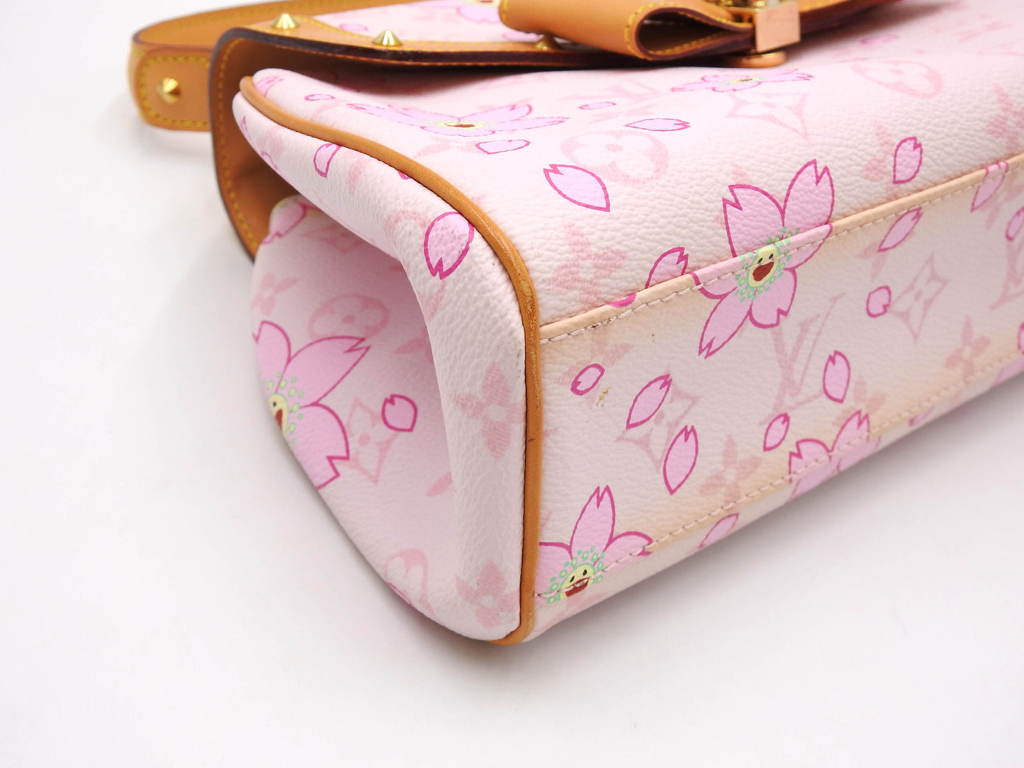 LOUIS VUITTON Sac Retro PM Hand Bag Monogram Cherry Blossom Pink M92013