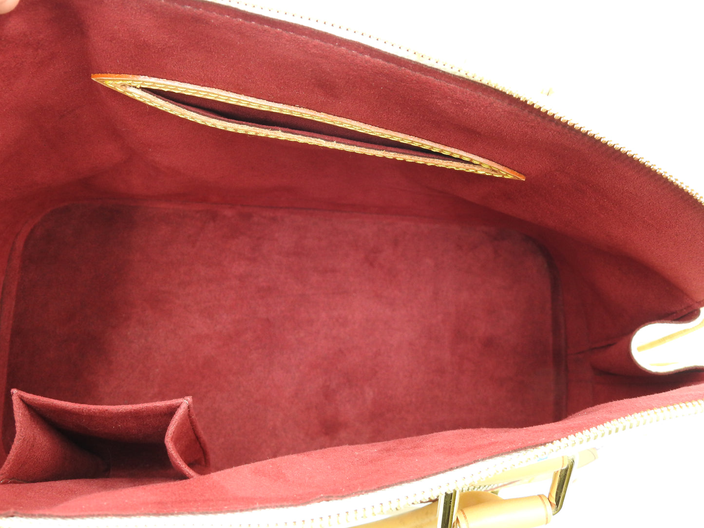 LOUIS VUITTON Alma Hand Bag Multicolor Bron White M92647
