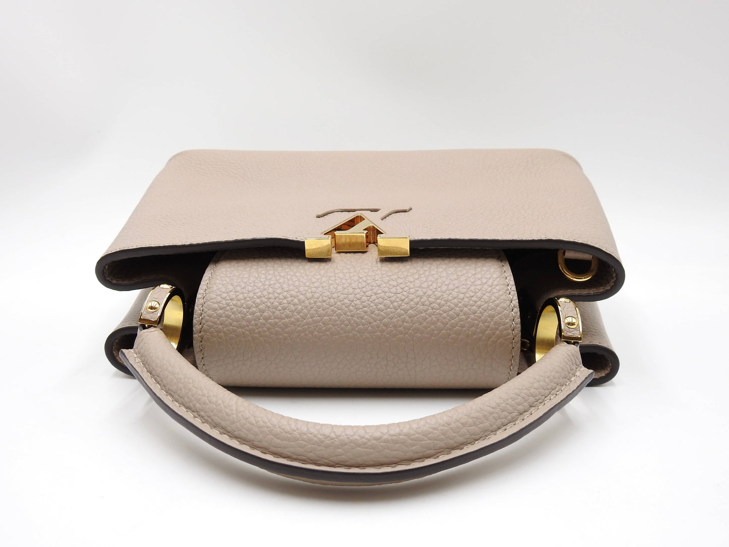 LOUIS VUITTON Capucines BB 2way Hand Shoulder Bag Taurillon Galet M94634