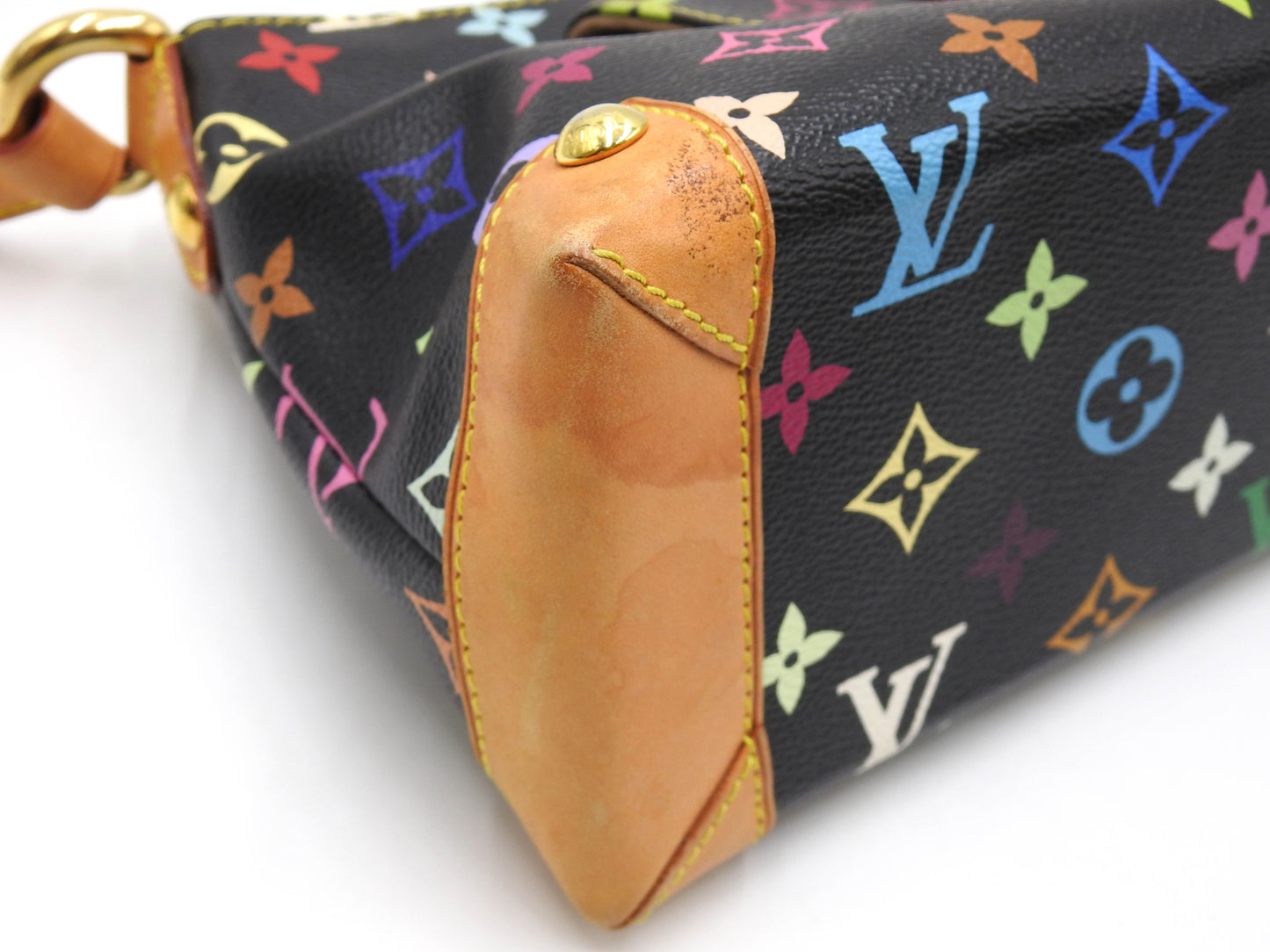 LOUIS VUITTON Eliza Hand Shoulder Bag Monogram Multicolor Black M40099