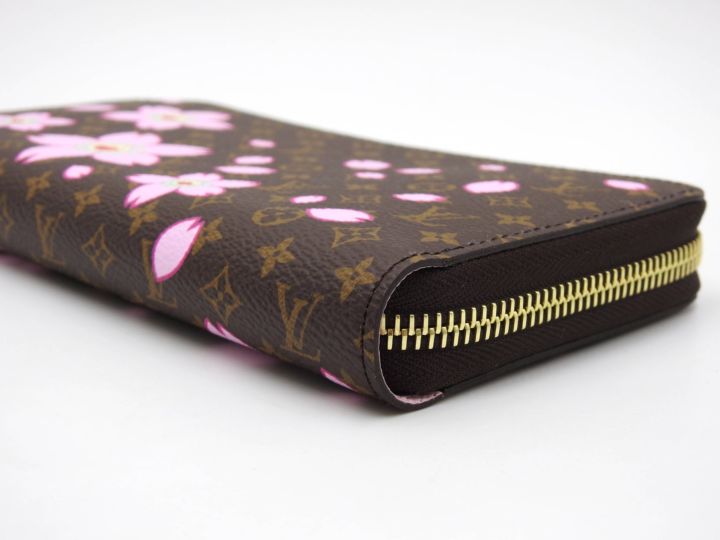 LOUIS VUITTON LV×TM Monogram Cherry Blossom Zippy Long Wallet M13433