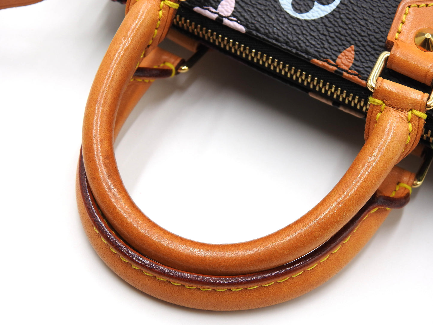 LOUIS VUITTON Monogram Mini Speedy Hand Bag Multicolor Noir Black M92644