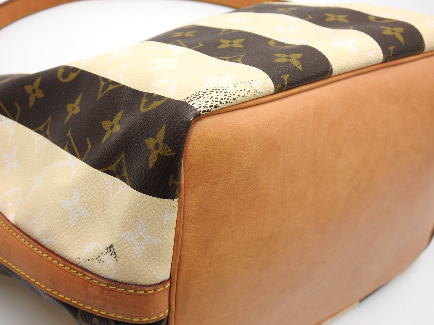 LOUIS VUITTON Petit Noe Monogram Rayure Shoulder Bag Hand Bag M40564