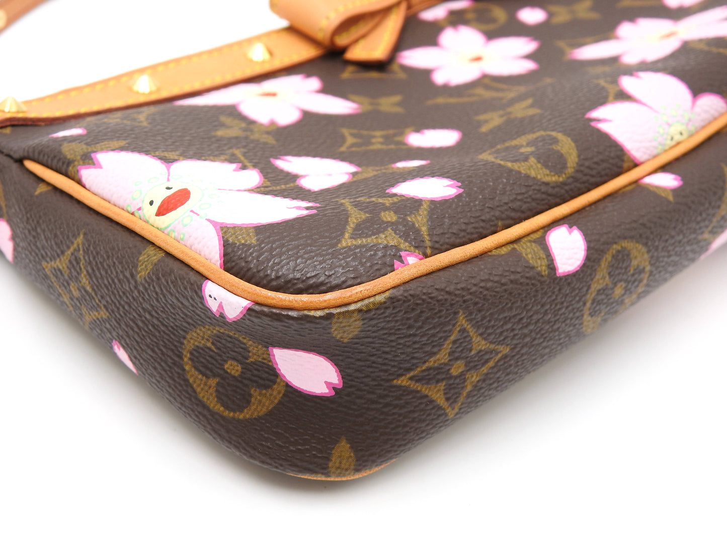 LOUIS VUITTON Monogram Cherry Blossom Pochette Accessories M92006