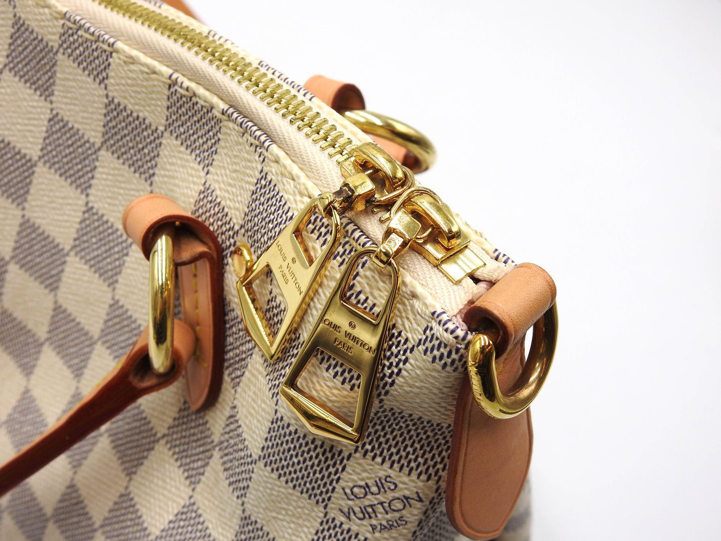 LOUIS VUITTON Lymington Tote Bag Shoulder Bag Damier Azur Tassel N40022