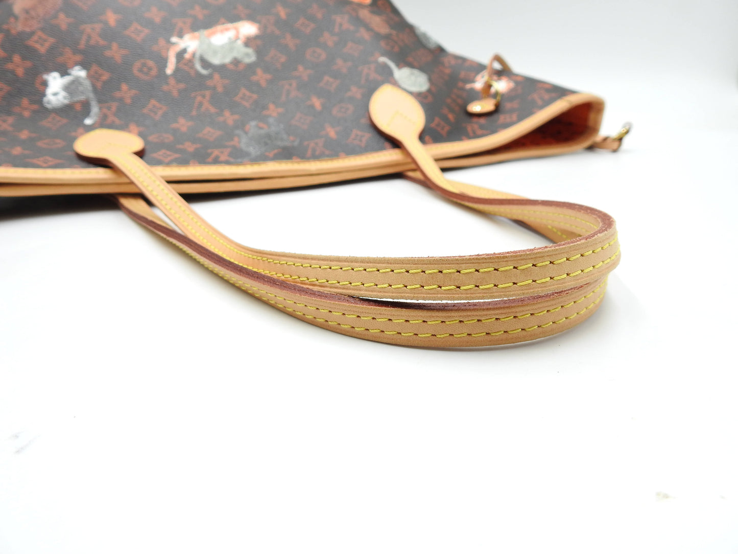 LOUIS VUITTON Monogram Catogram Neverfull MM Tote Bag Shoulder Bag M44441