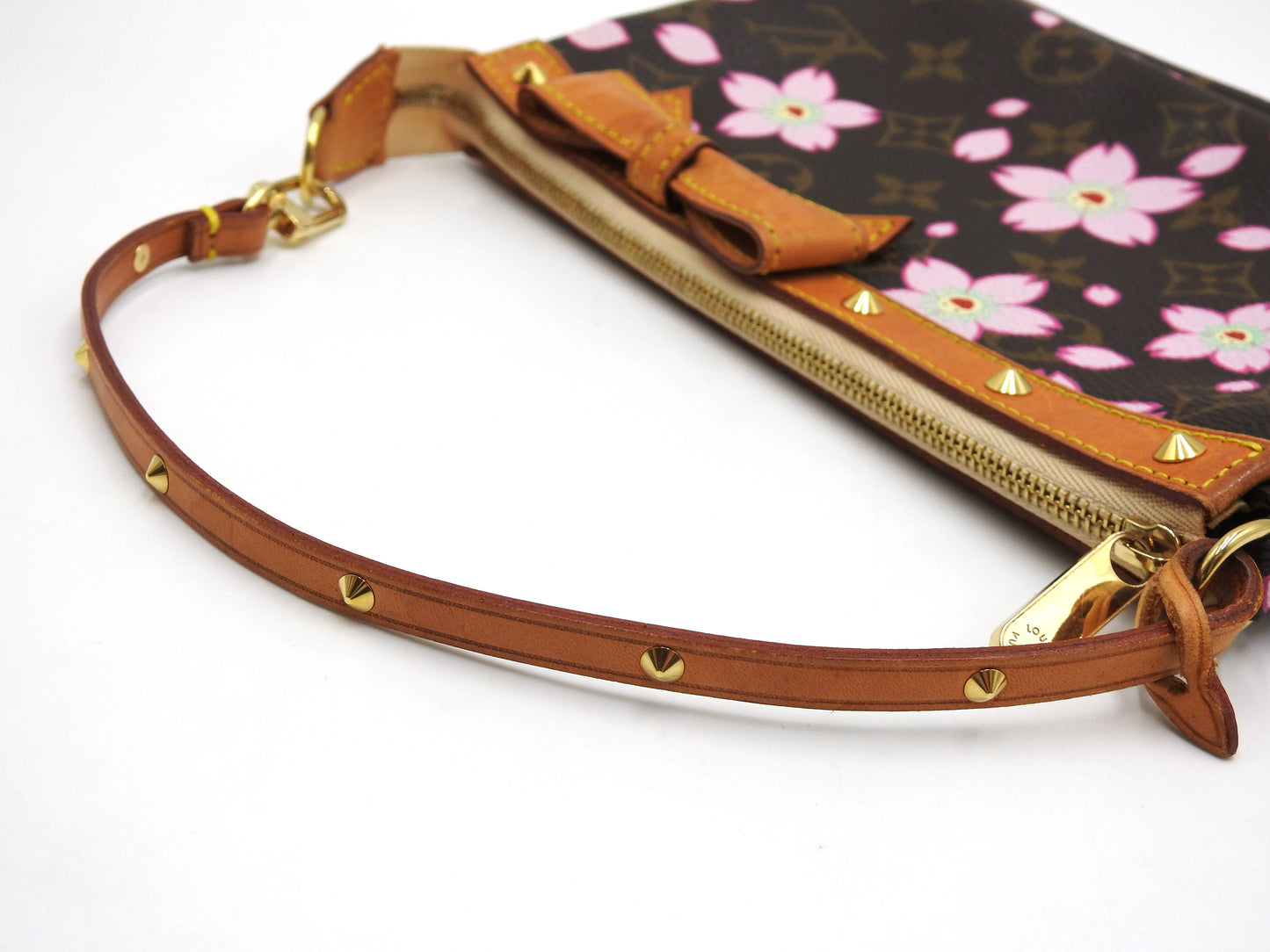 LOUIS VUITTON Monogram Cherry Blossom Pochette Accessories M92006