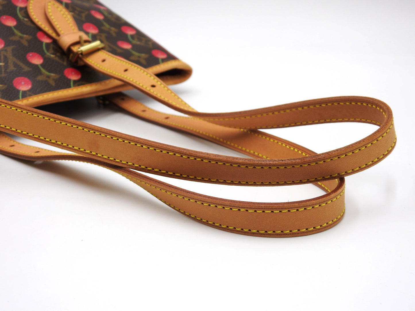LOUIS VUITTON Monogram Cherry Bucket PM Shoulder Tote Bag Pouch M950123