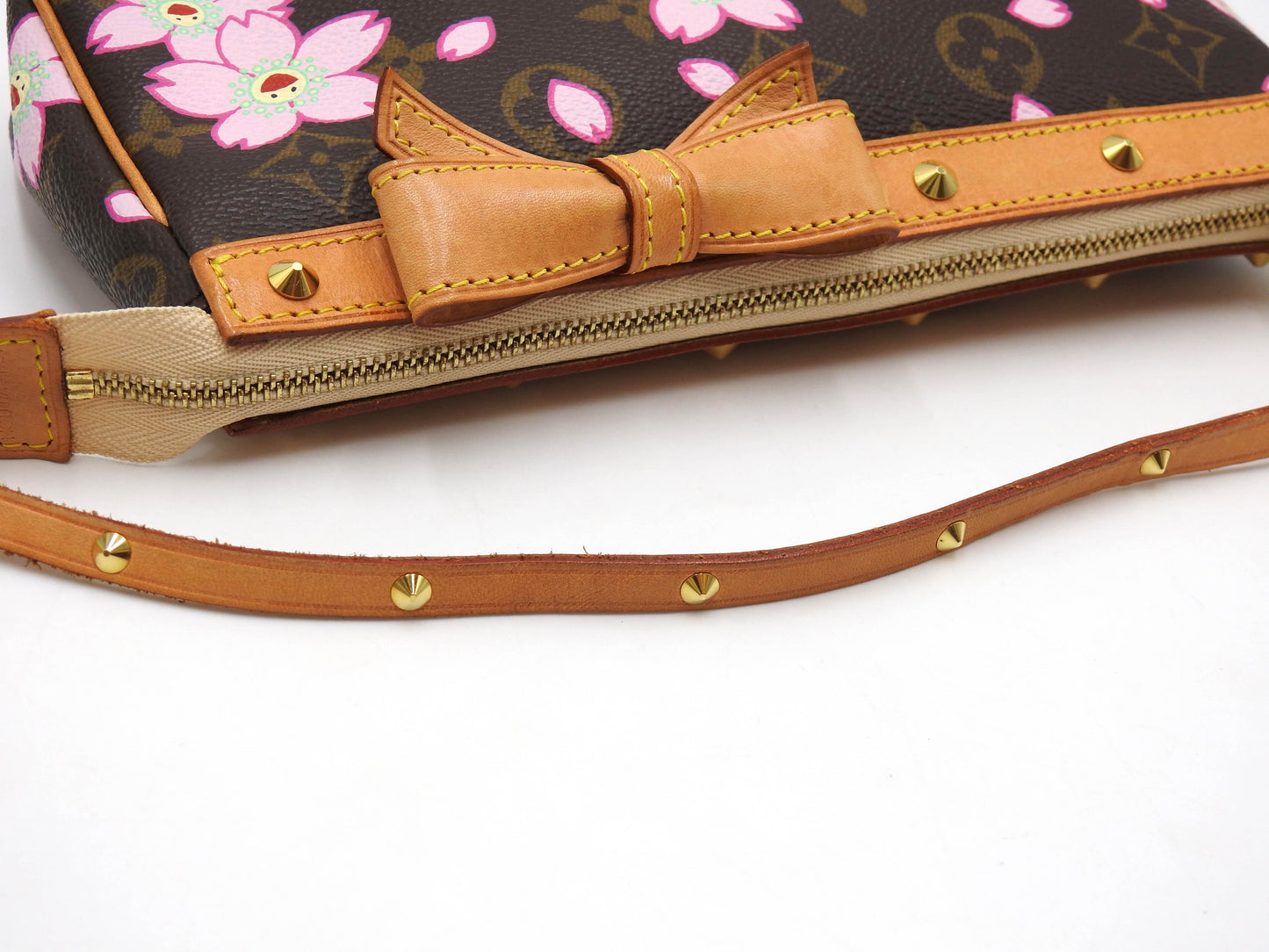 LOUIS VUITTON Monogram Cherry Blossom Pochette Accessories M92006