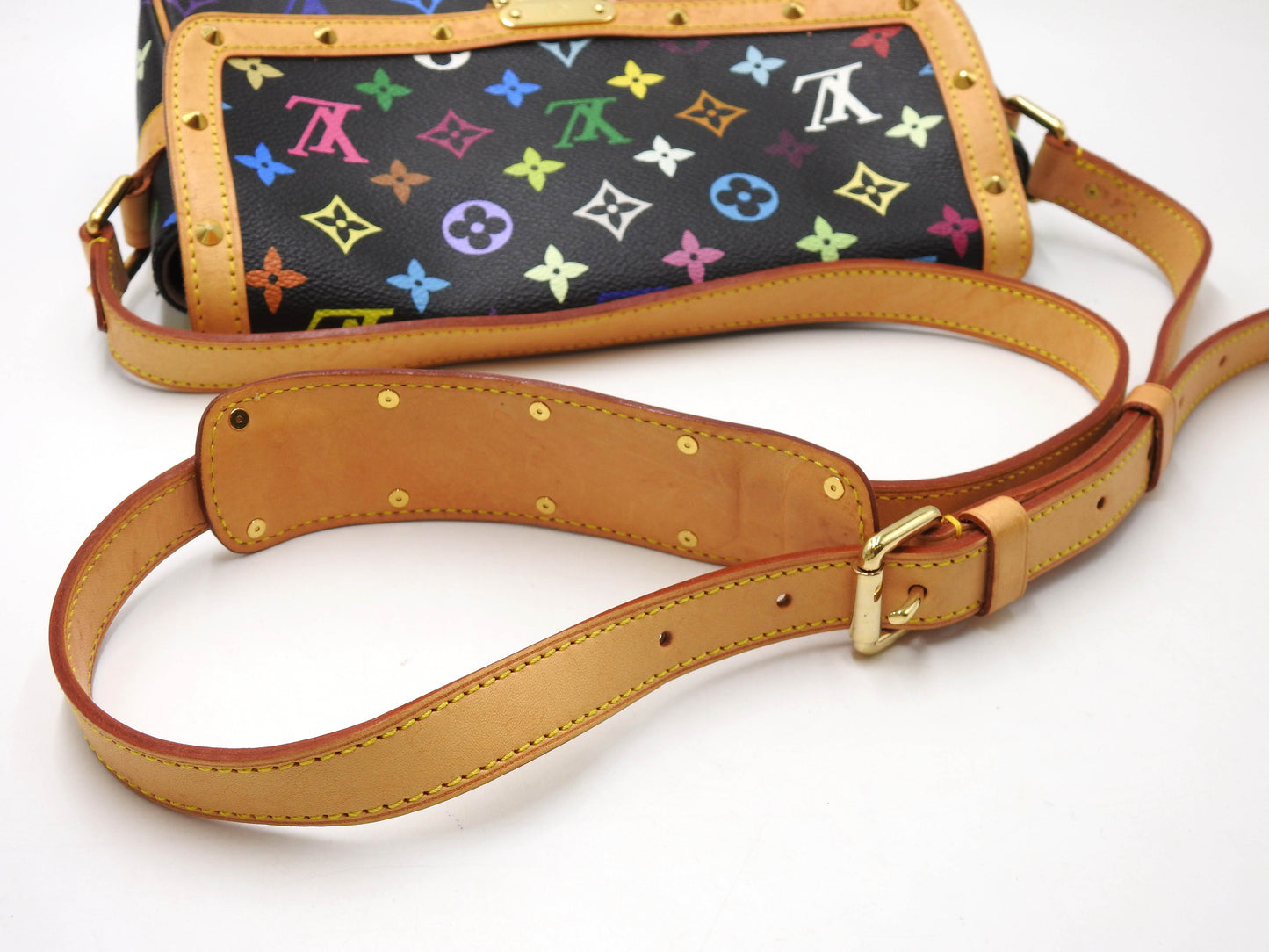 LOUIS VUITTON Sologne Shoulder Bag Monogram Multicolor Black M92639