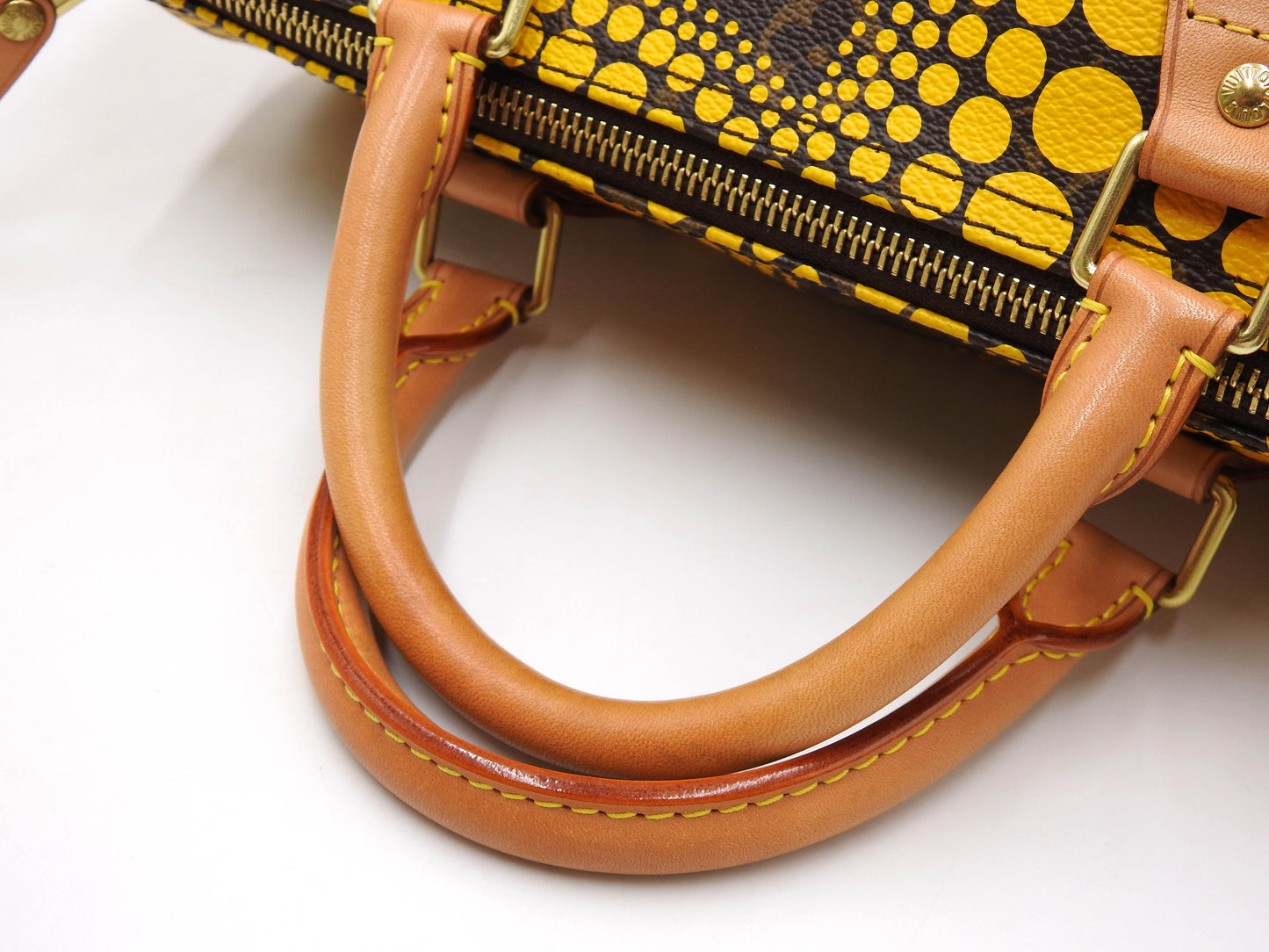 LOUIS VUITTON Yayoi Kusama Monogram Pumpkin Dots Speedy 30 Hand Bag M40692