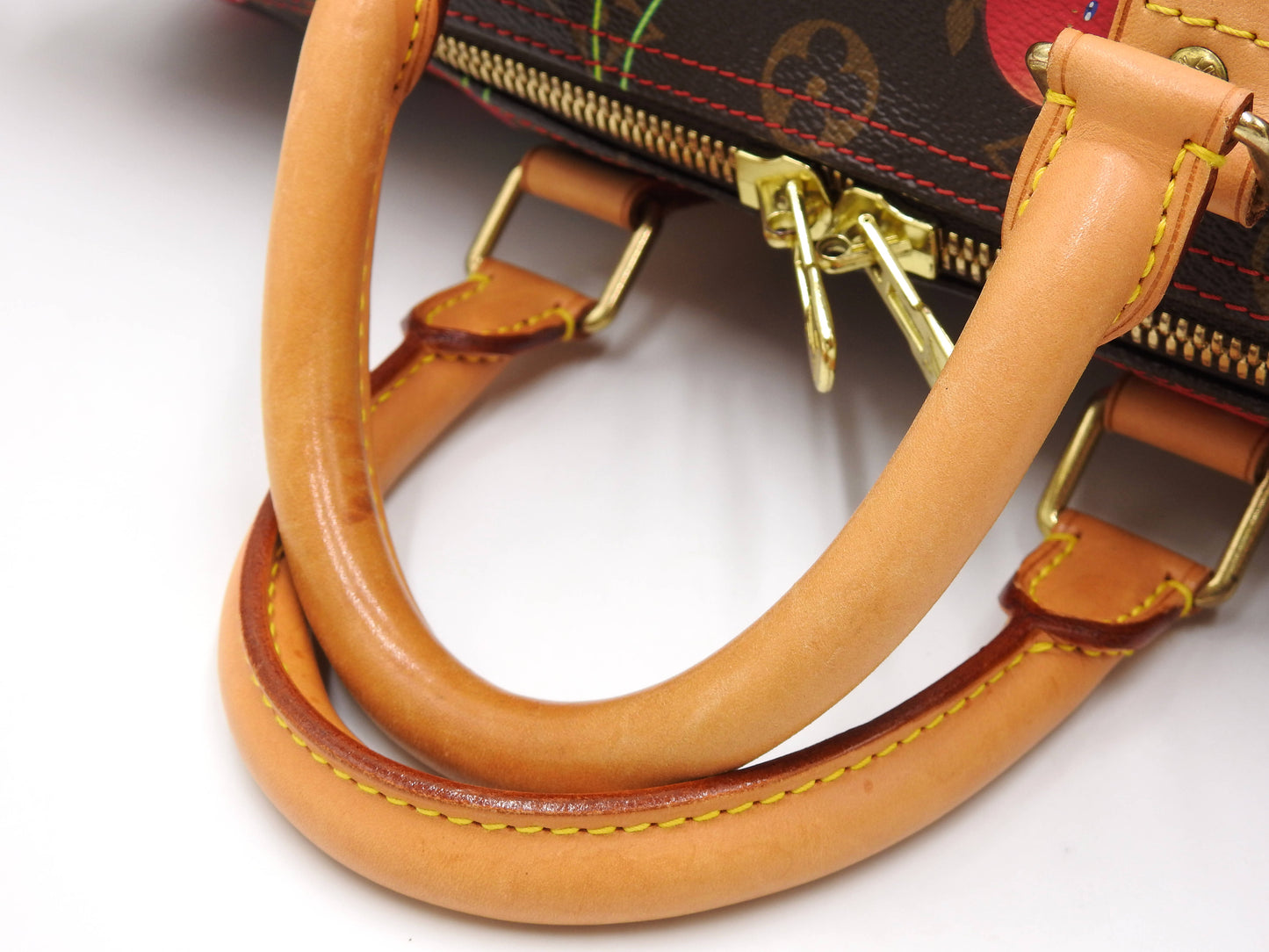 LOUIS VUITTON Monogram Cherry Keepall 45 Hand Bag Boston Bag Canvas M95011
