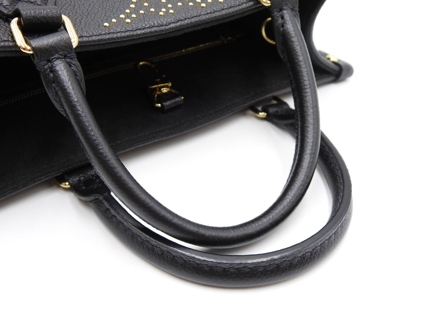 LOUIS VUITTON Monogram Empreinte Studded Giant OnTheGO PM Hand Bag M46733
