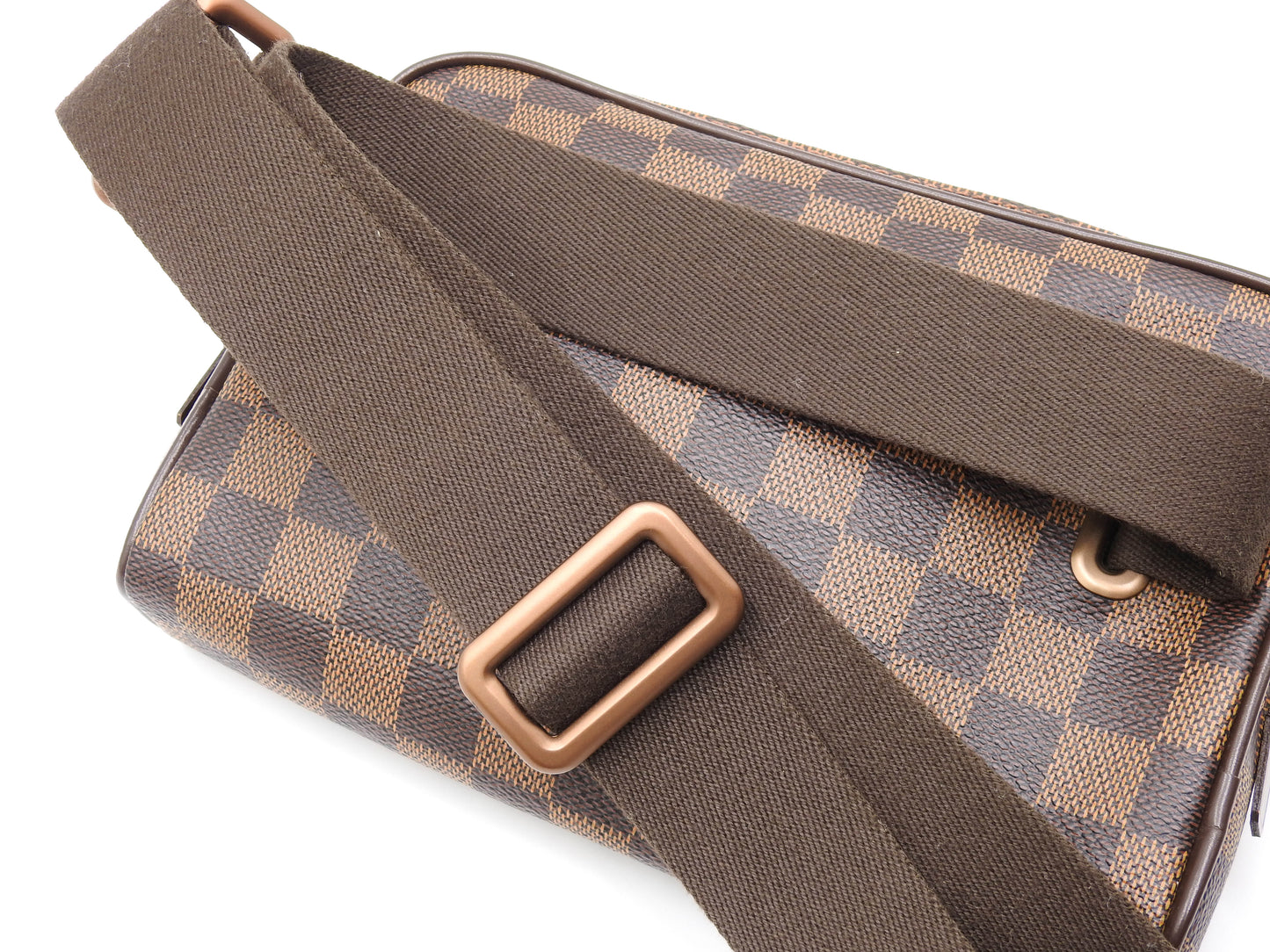 LOUIS VUITTON Damier Ebene Bumbag Brooklyn Waist Body Belt Bag N41101