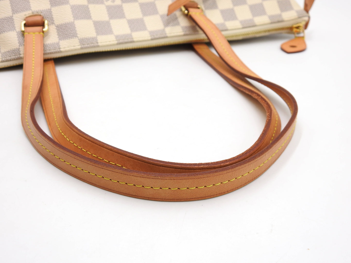 LOUIS VUITTON Iena MM Damier Azur Tote Bag Shoulder Bag Canvas N44040