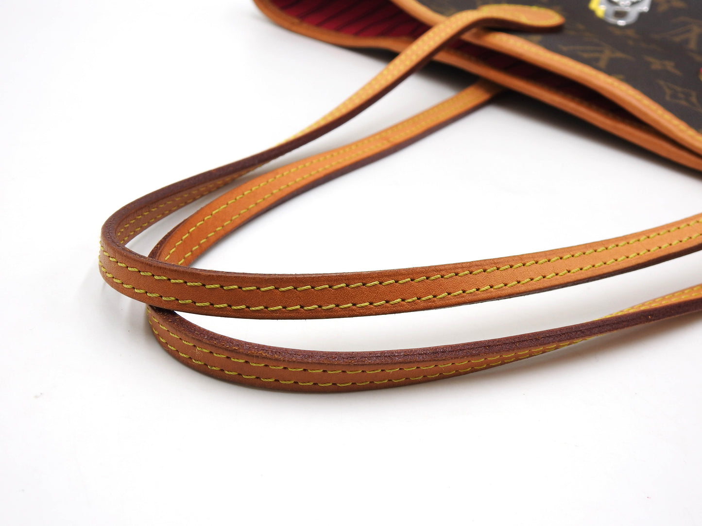 LOUIS VUITTON Monogram Love Lock Neverfull MM Tote Shoulder Bag M44364