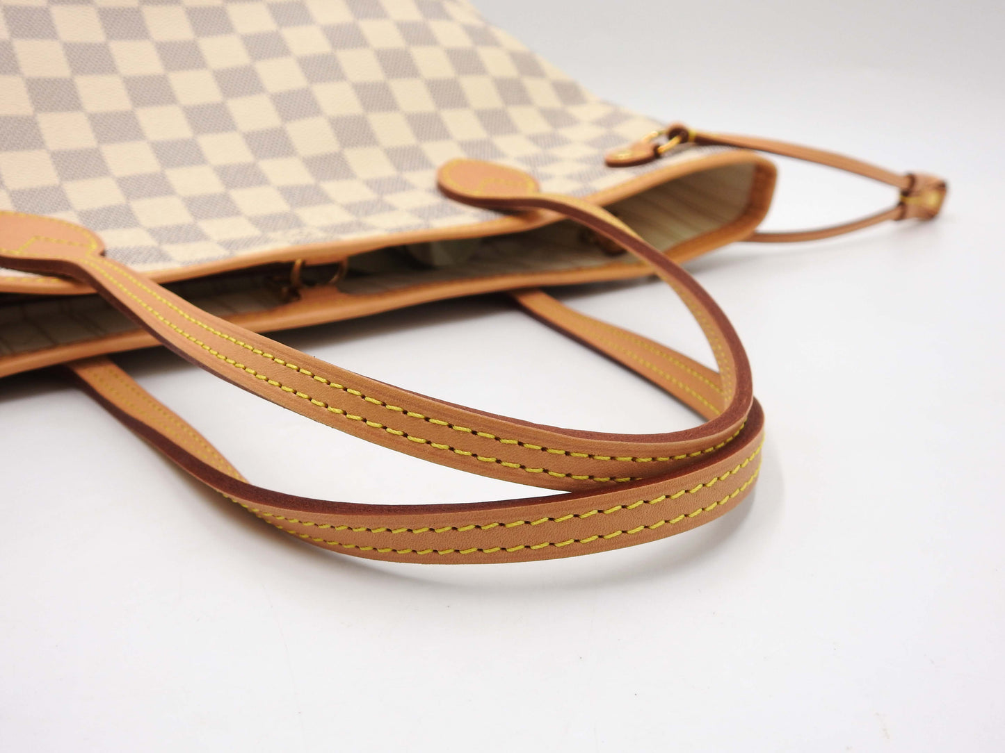 LOUIS VUITTON Damier Azur Neo Neverfull PM Shoulder Tote Bag M41362