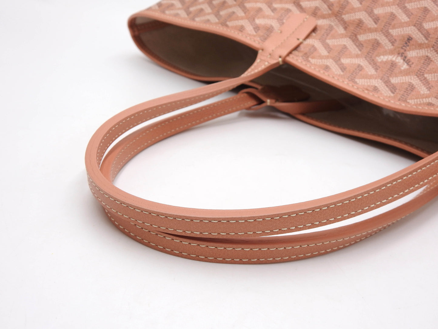 GOYARD Claire Voie Saint Louis PM Shoulder Tote Bag with Pouch Pink
